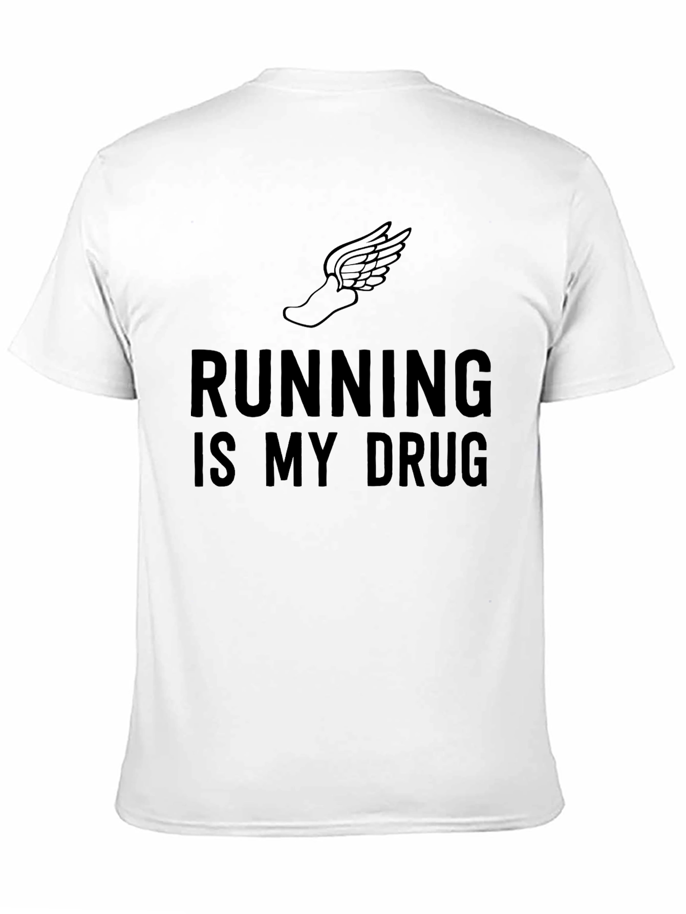 Running Is My Drug Graphic T-Shirt