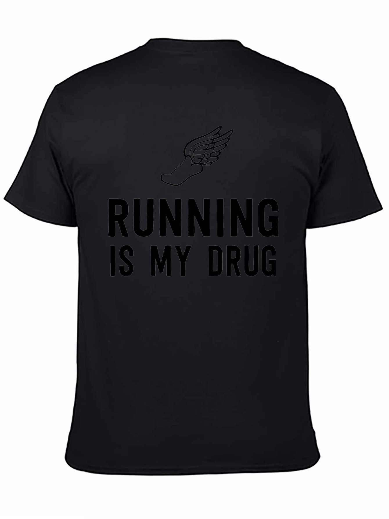 Running Is My Drug Graphic T-Shirt