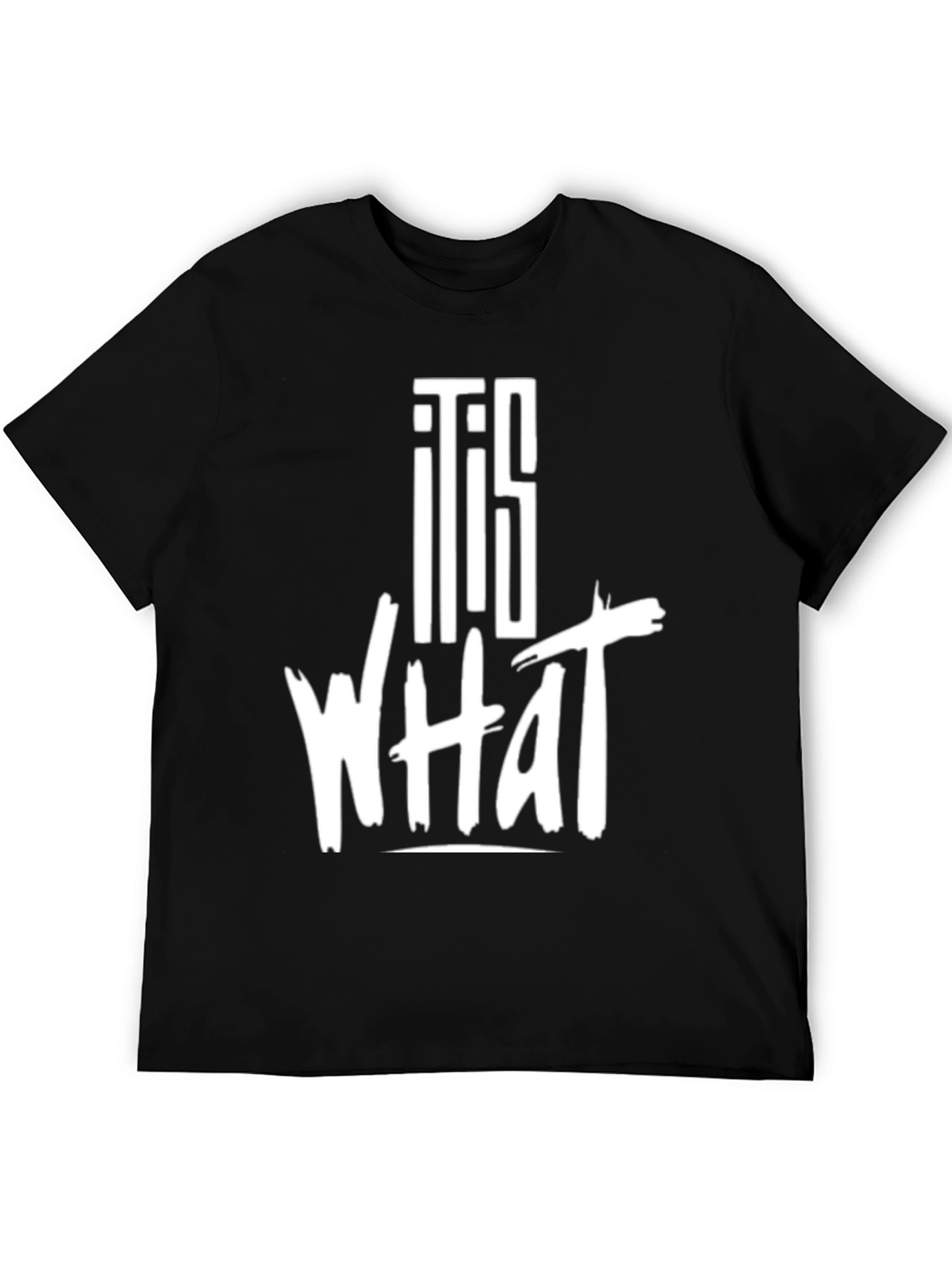 It Is What It Is Graphic Tee - Black