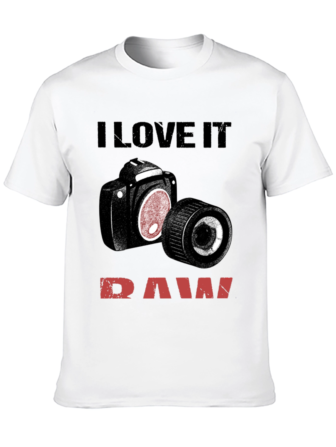 I Love It Raw Camera T-Shirt