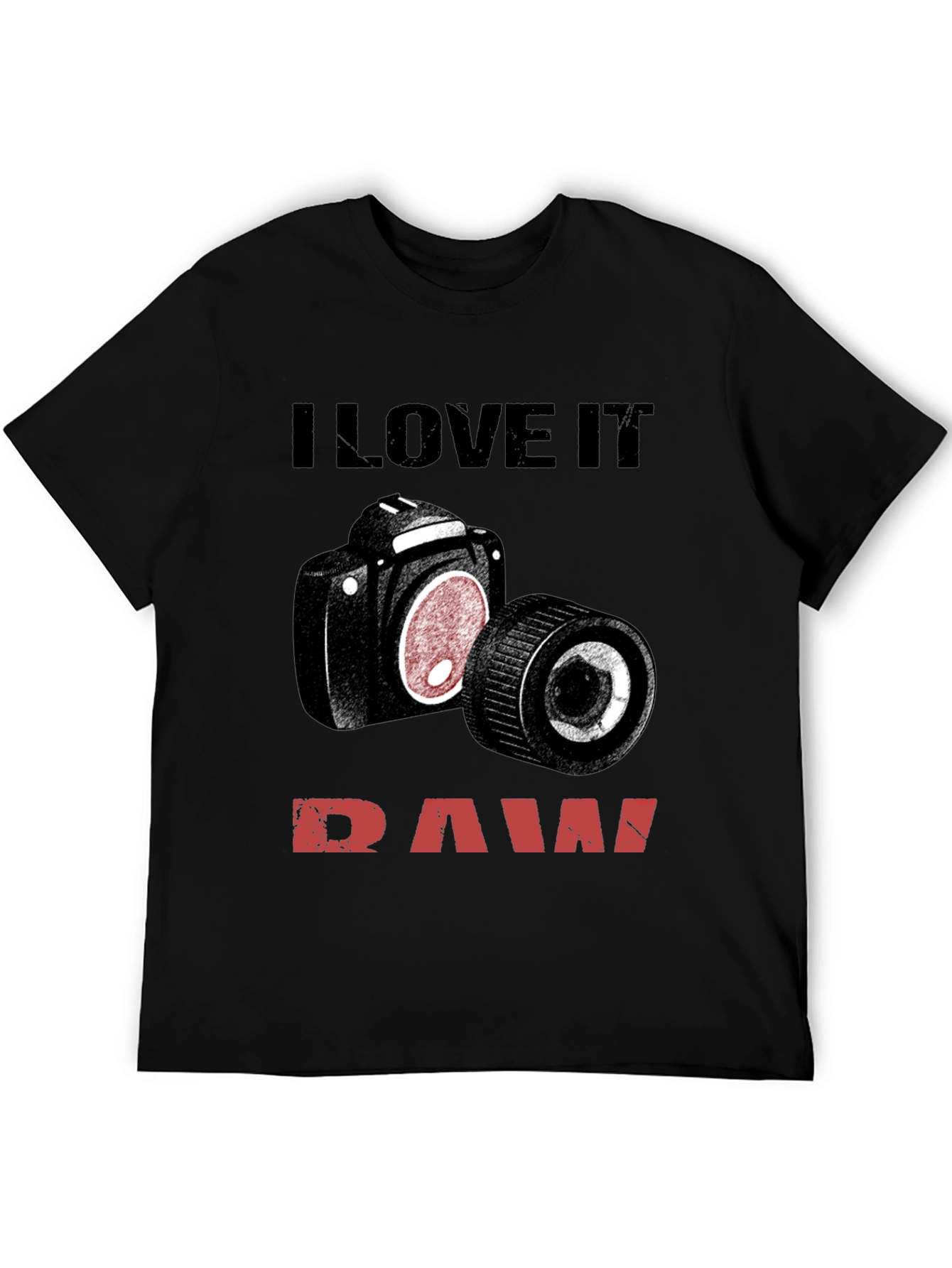 I Love It Raw Camera T-Shirt