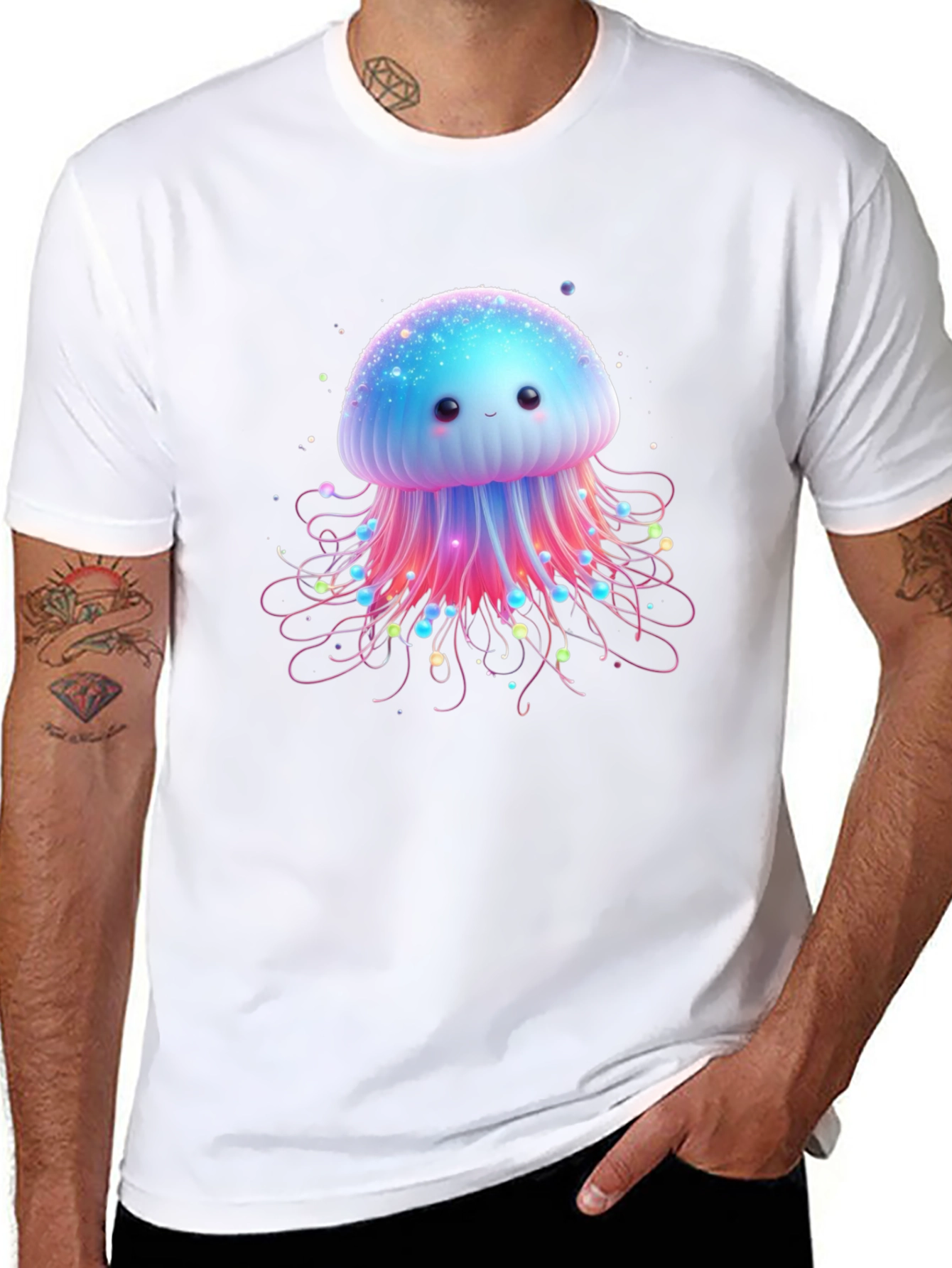 Cute Jellyfish Graphic Tee - Soft Cotton Comfort