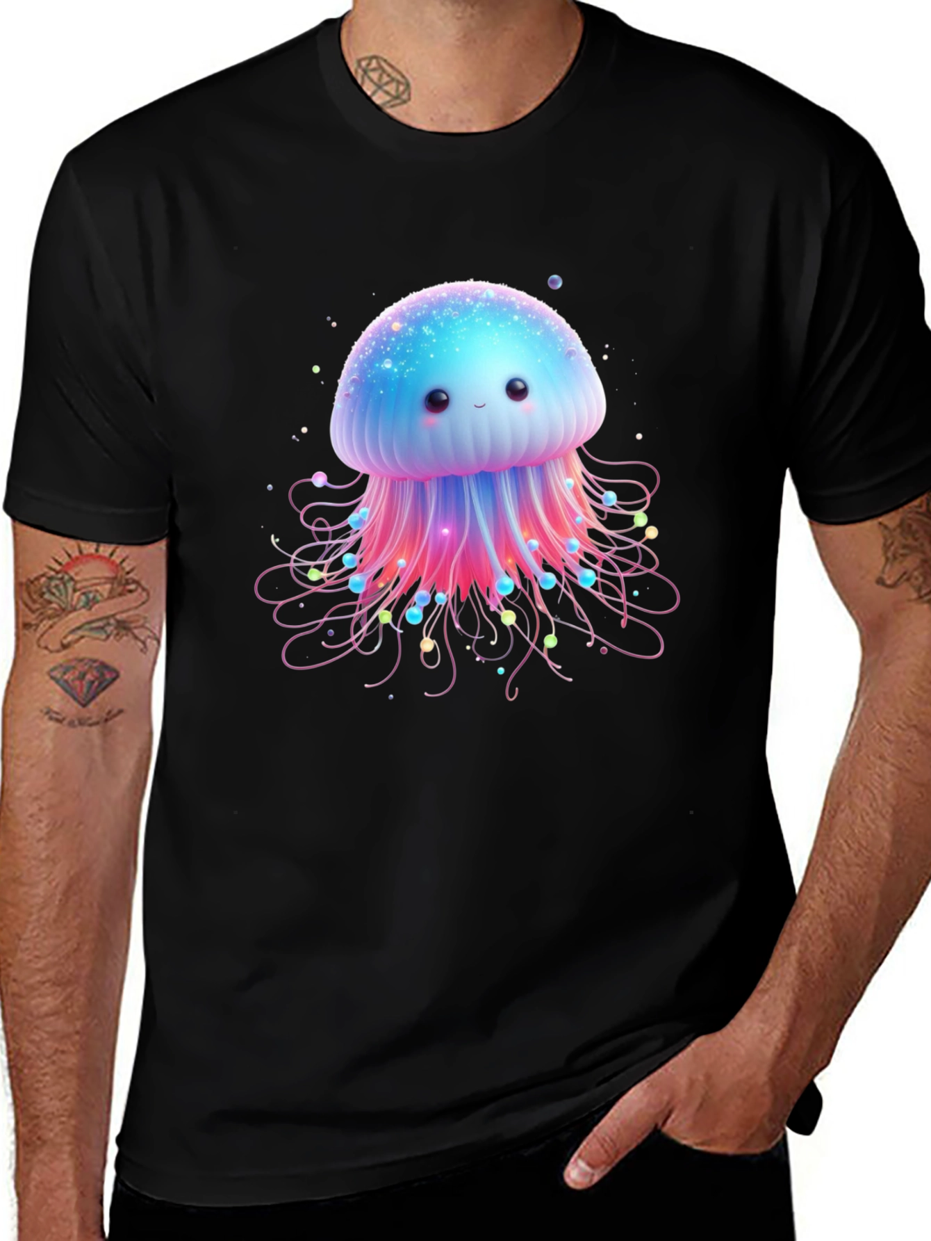 Cute Jellyfish Graphic Tee - Soft Cotton Comfort