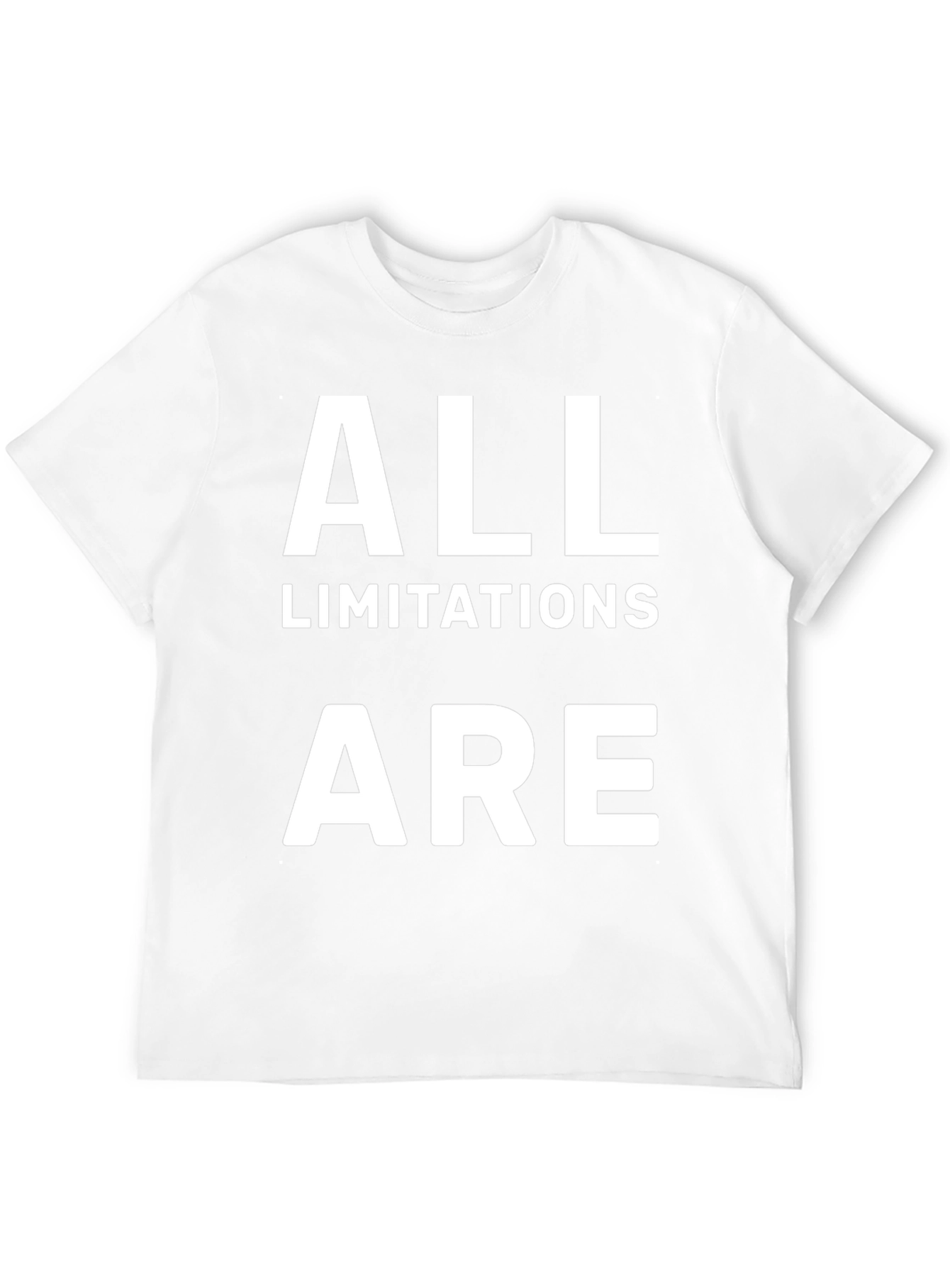 All Limitations Are T-Shirt - Motivational Graphic Tee