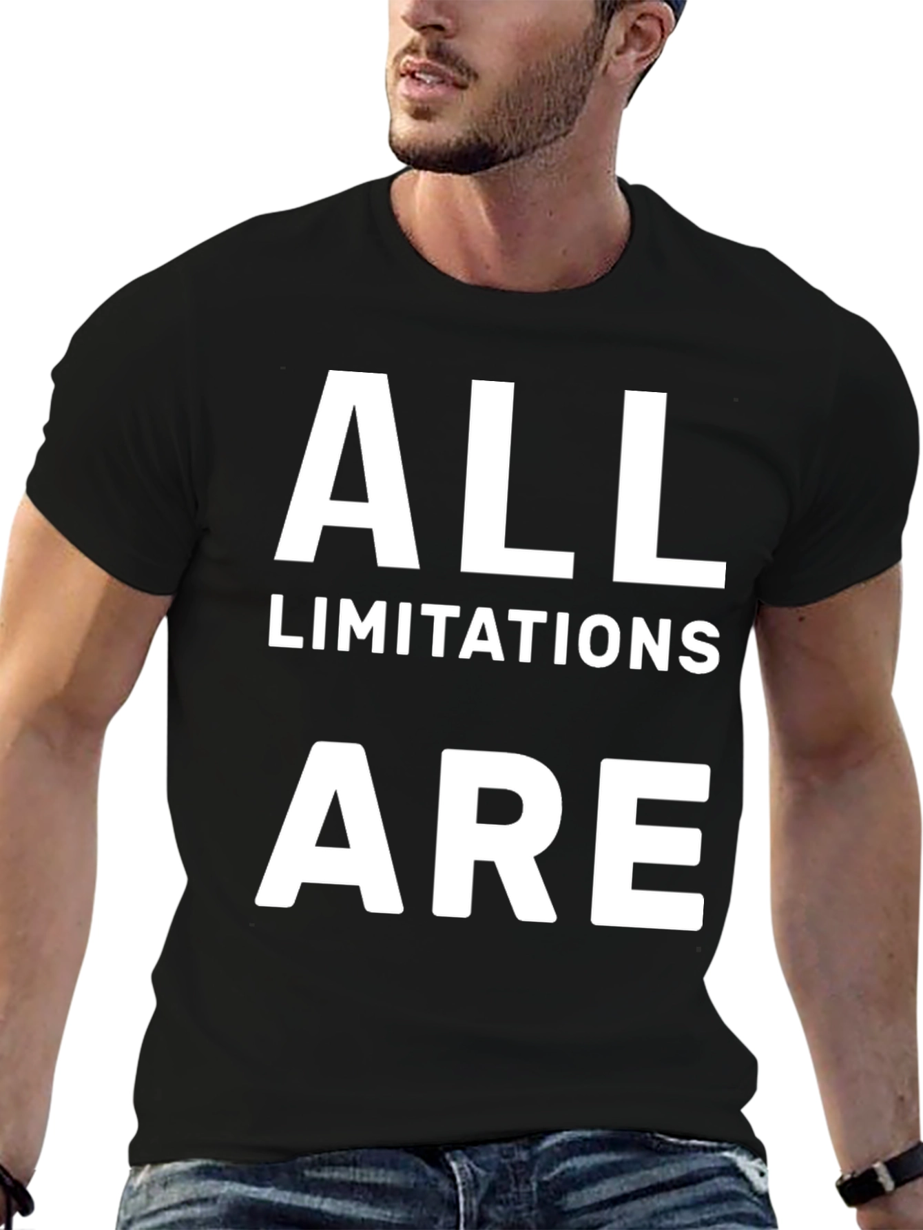 All Limitations Are T-Shirt - Motivational Graphic Tee