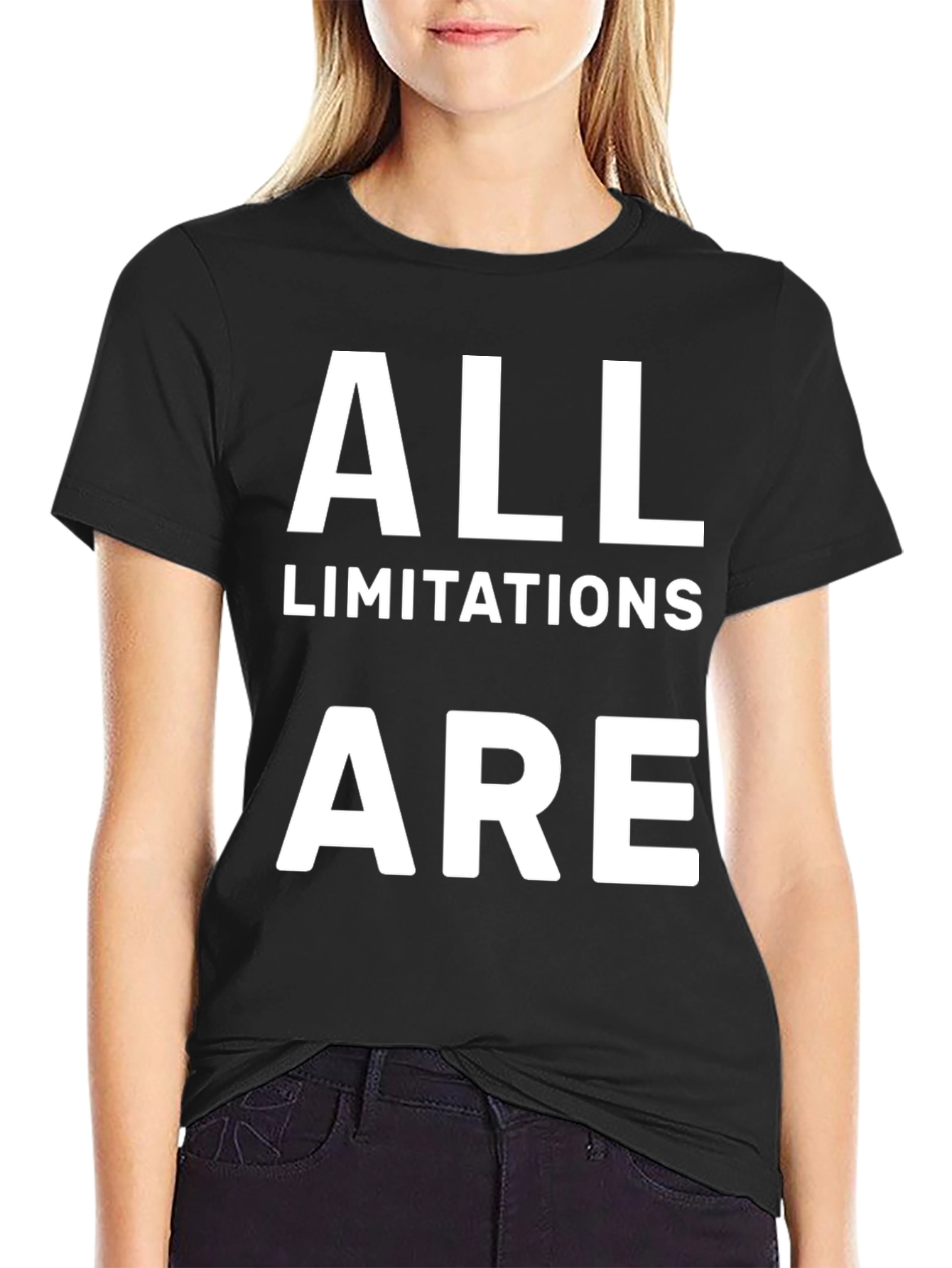 All Limitations Are T-Shirt - Motivational Graphic Tee