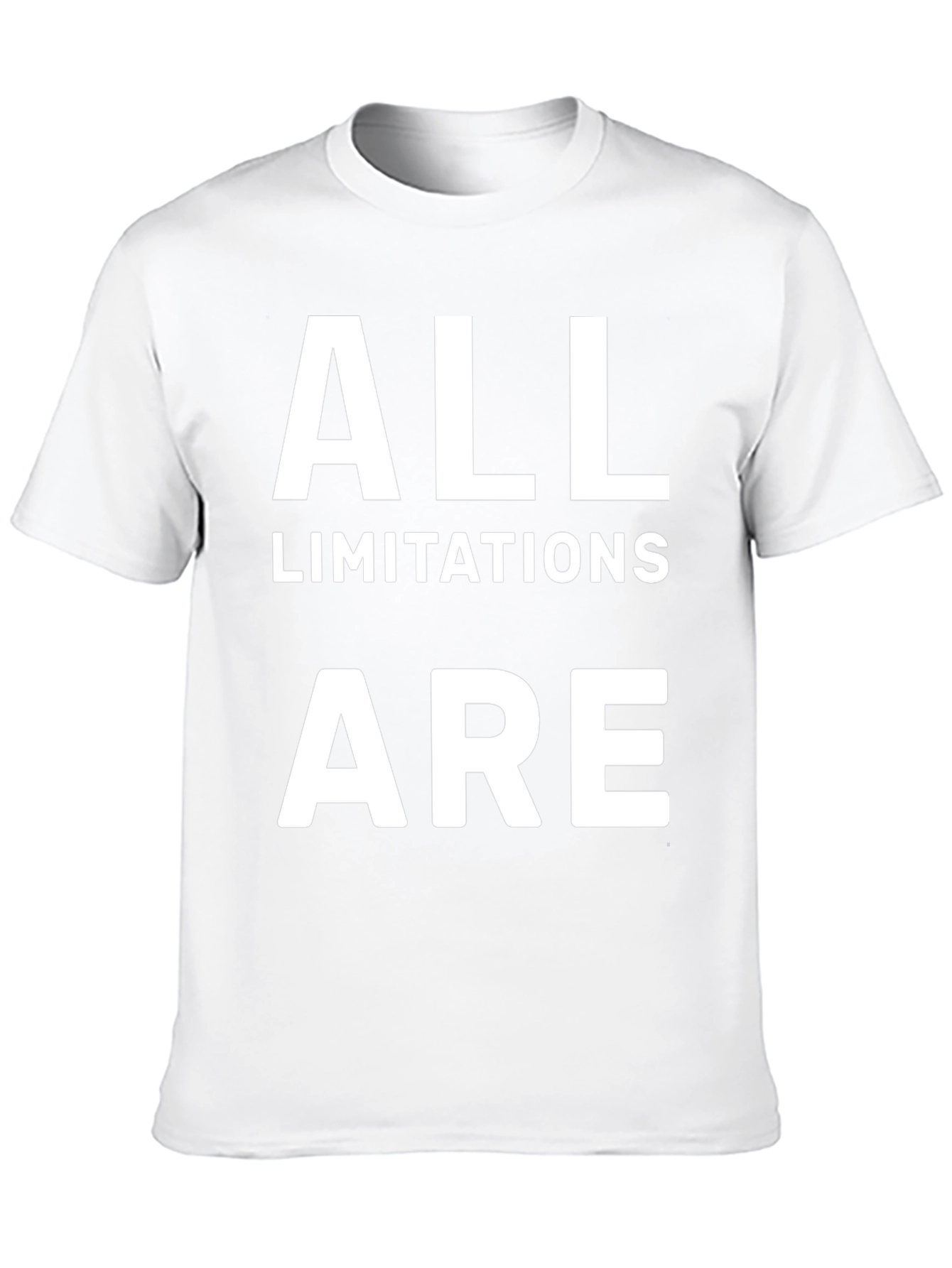 All Limitations Are T-Shirt - Motivational Graphic Tee
