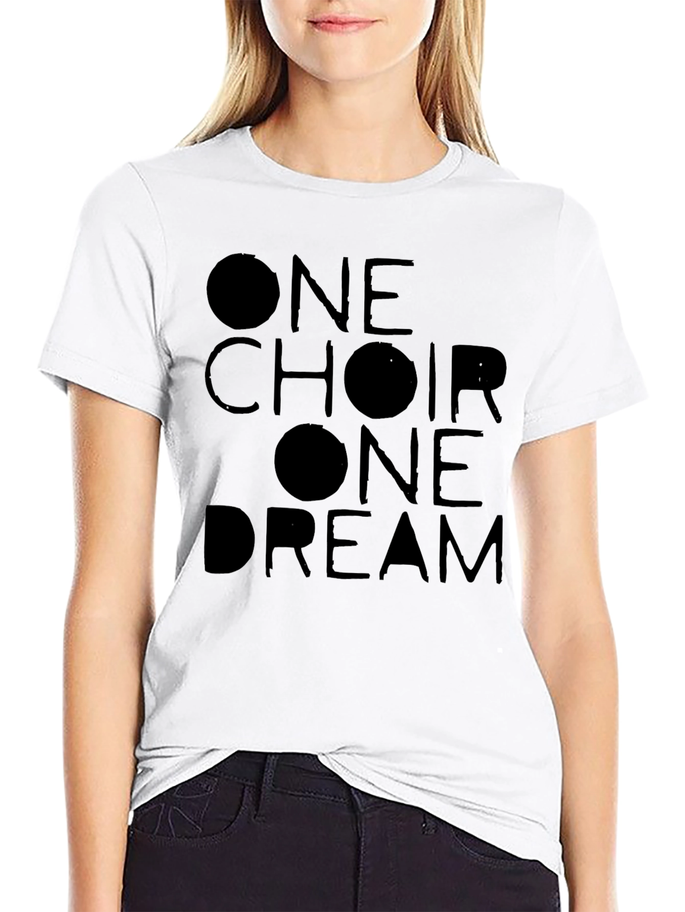 One Choir One Dream T-Shirt - Black Graphic Tee