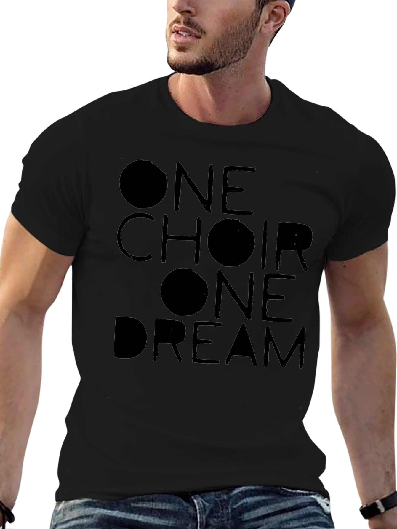One Choir One Dream T-Shirt - Black Graphic Tee