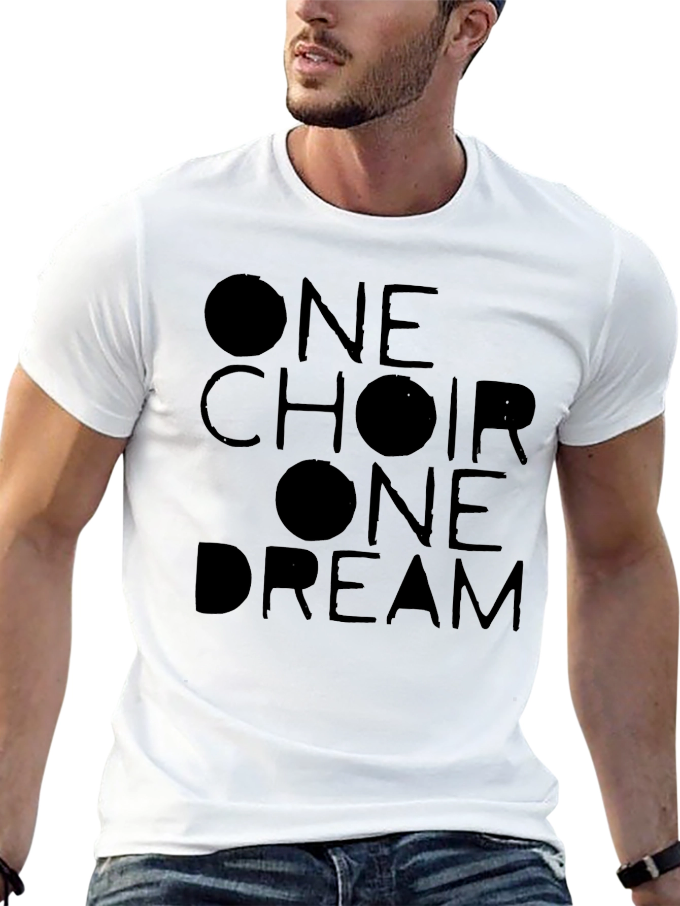 One Choir One Dream T-Shirt - Black Graphic Tee