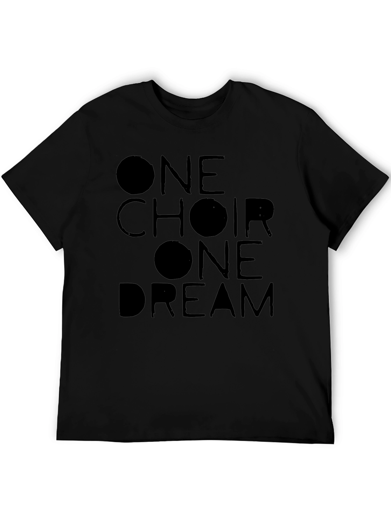One Choir One Dream T-Shirt - Black Graphic Tee