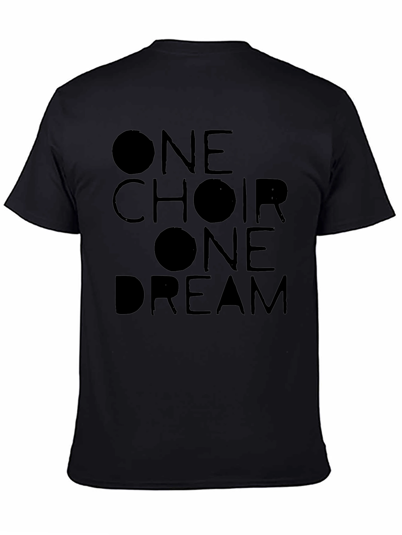 One Choir One Dream T-Shirt - Black Graphic Tee