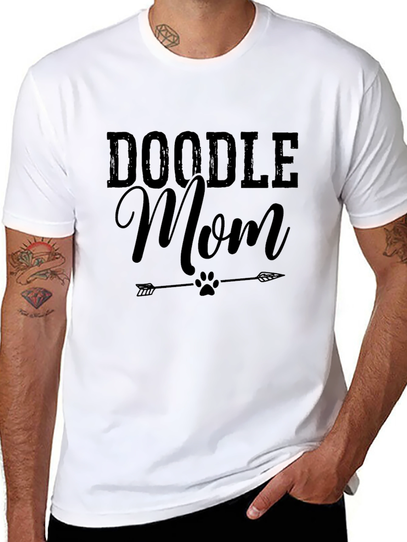 Doodle Mom Graphic Tee - Dog Lover Shirt