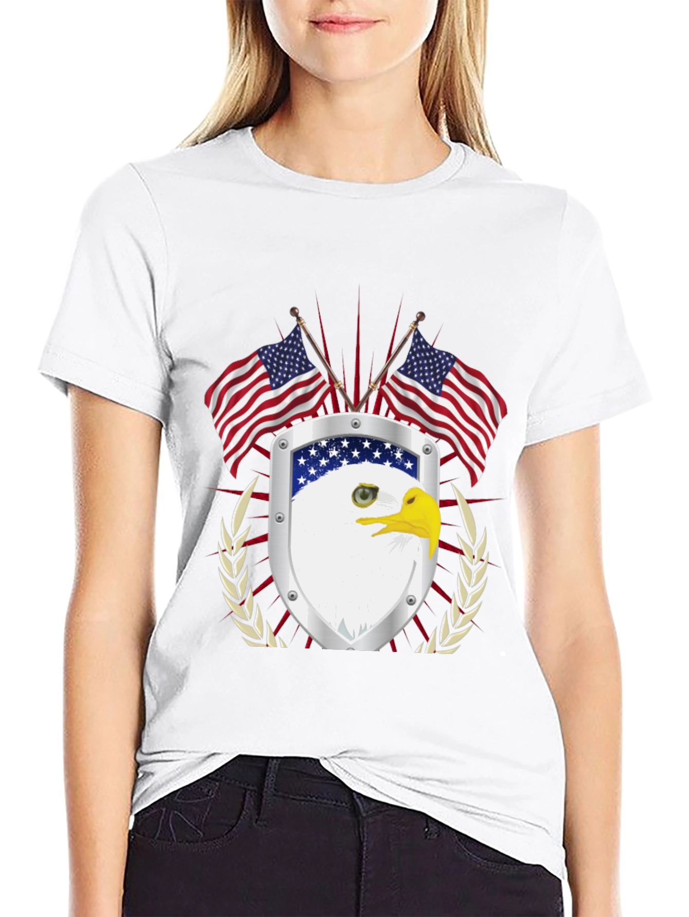 American Pride Eagle Shield Graphic Tee