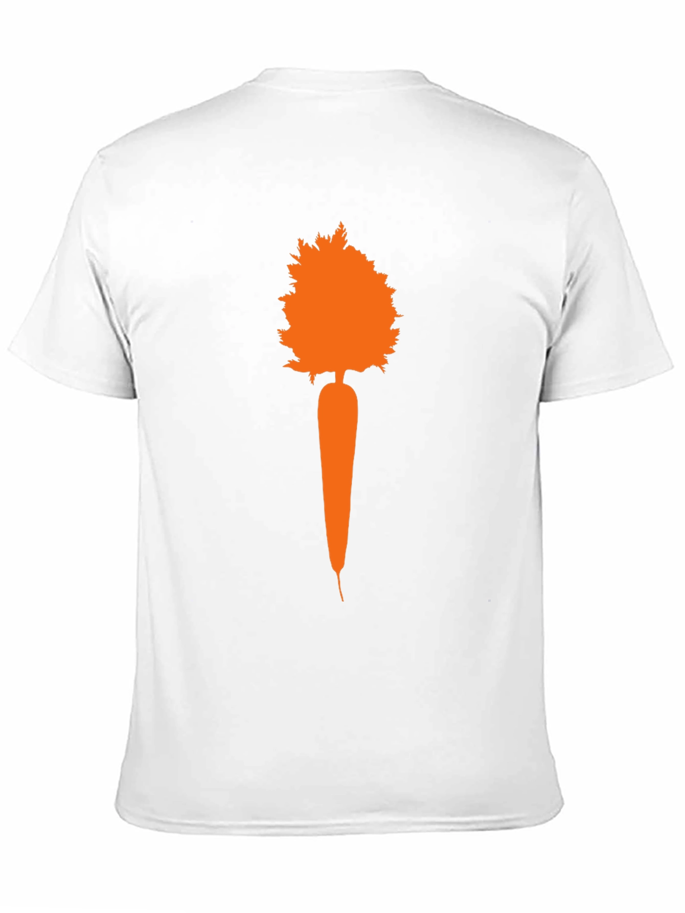 Carrot Tree Graphic Tee - Black Cotton T-Shirt