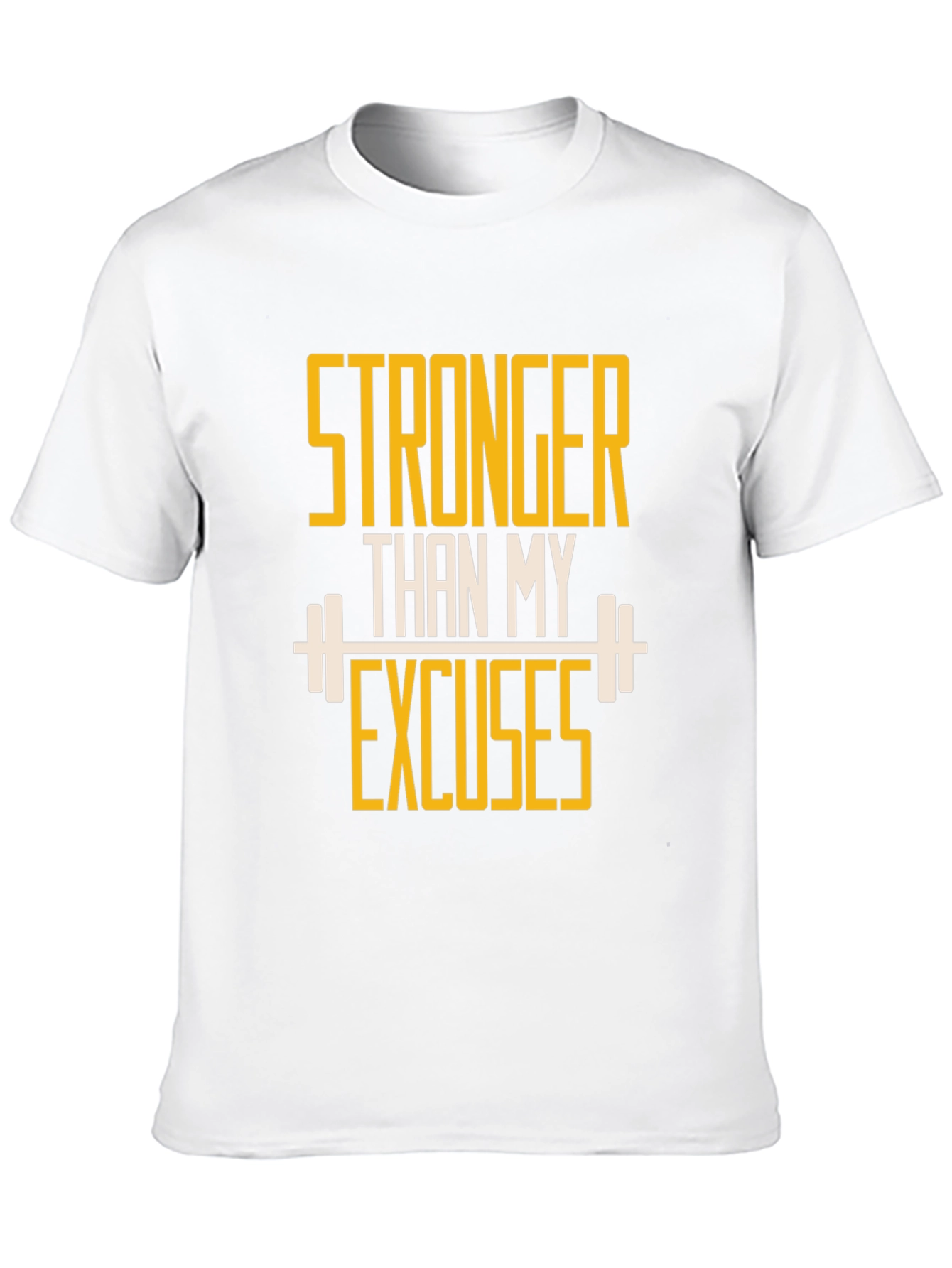 Stronger Than My Excuses Black Graphic Tee