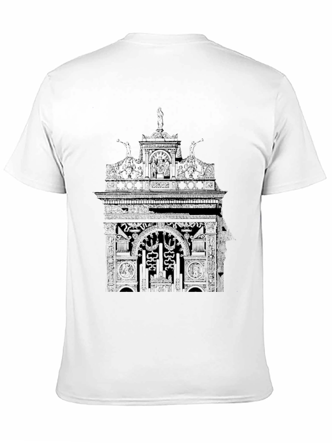 Ornate Arch Graphic Tee - Black