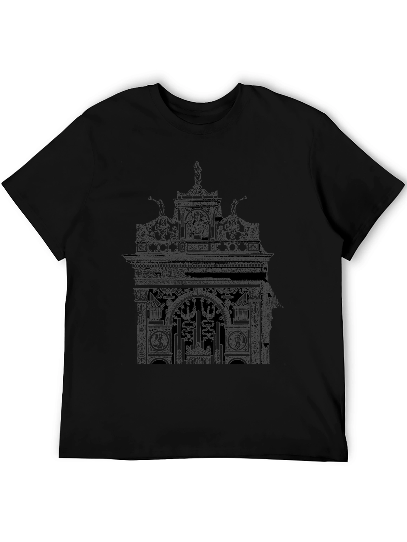Ornate Arch Graphic Tee - Black