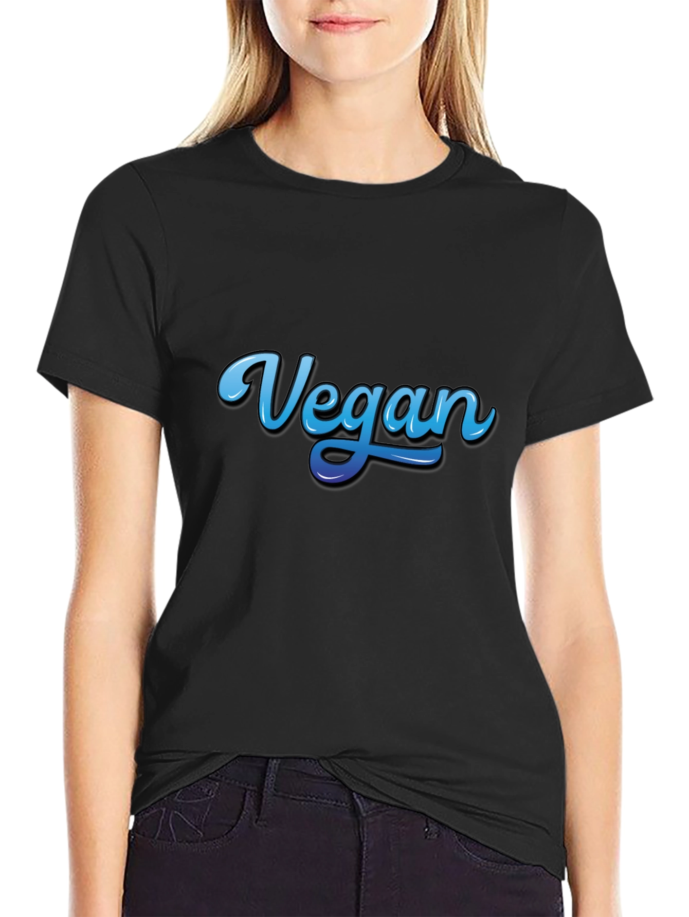 Vegan T-Shirt: Stylish & Comfortable Black Tee
