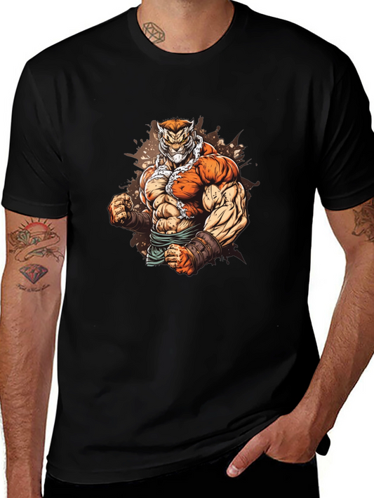 Tiger Warrior Graphic T-Shirt