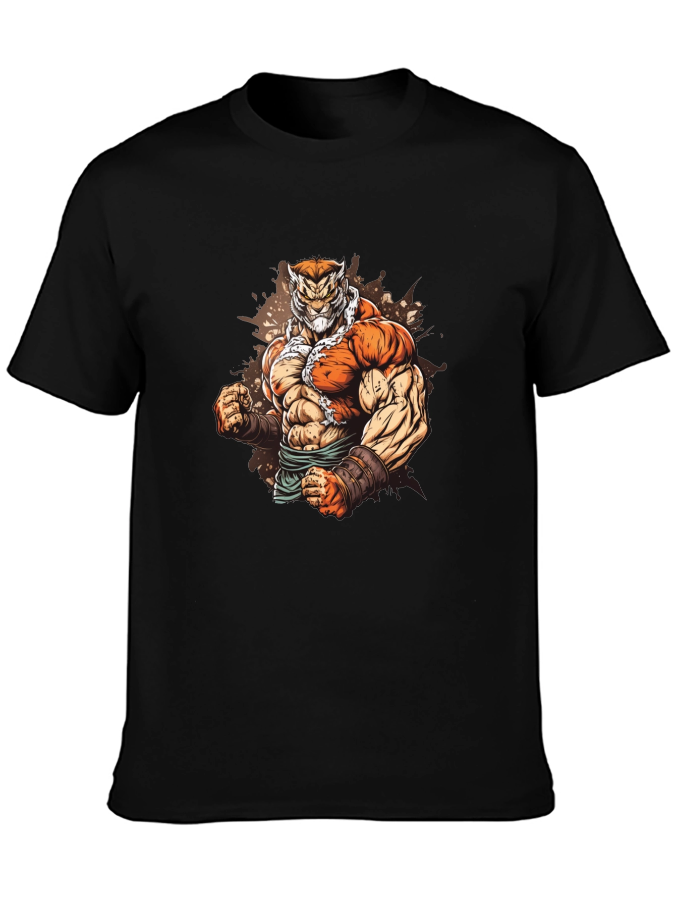 Tiger Warrior Graphic T-Shirt