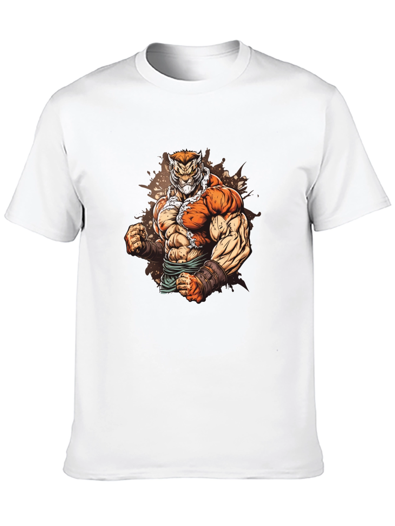 Tiger Warrior Graphic T-Shirt