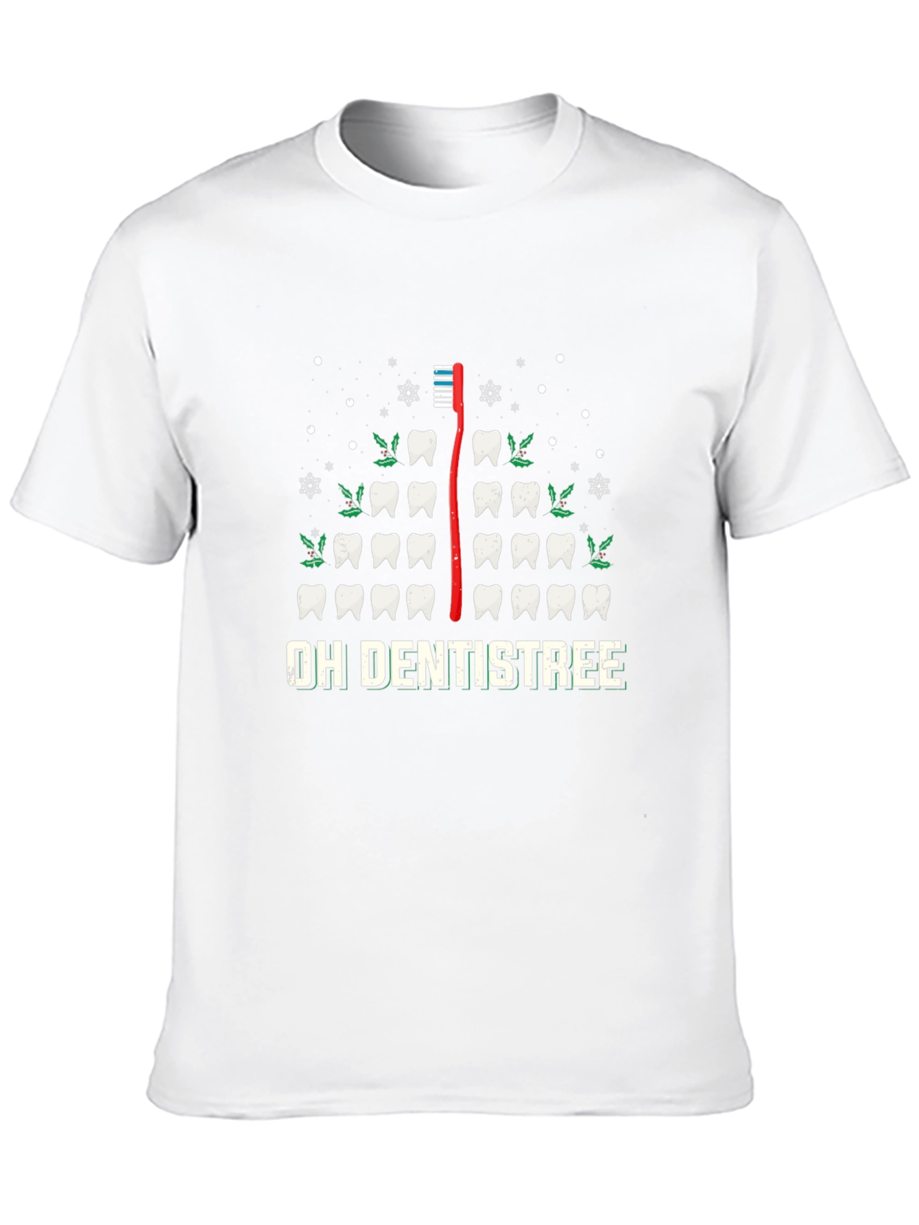 Oh Dentistree T-Shirt - Festive Holiday Dental Tee