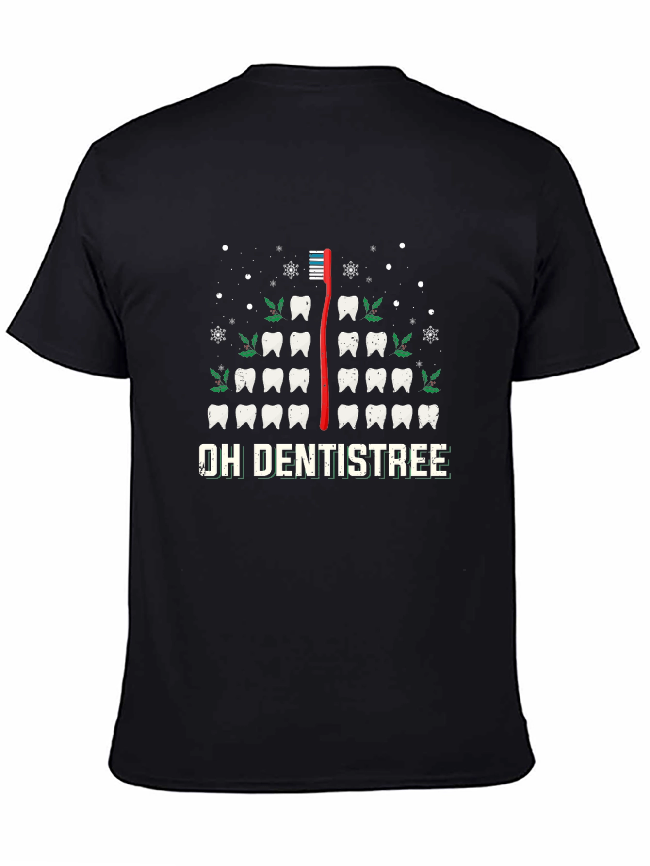 Oh Dentistree T-Shirt - Festive Holiday Dental Tee