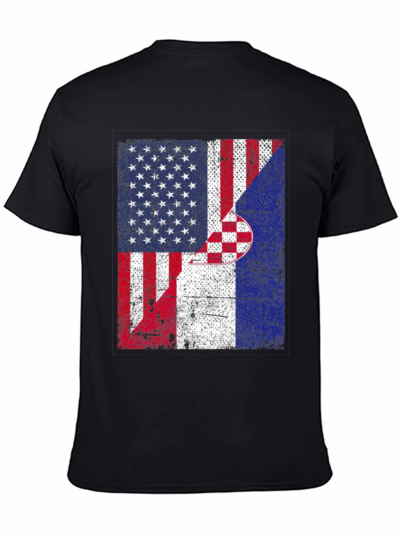 USA Croatia Flags T-Shirt
