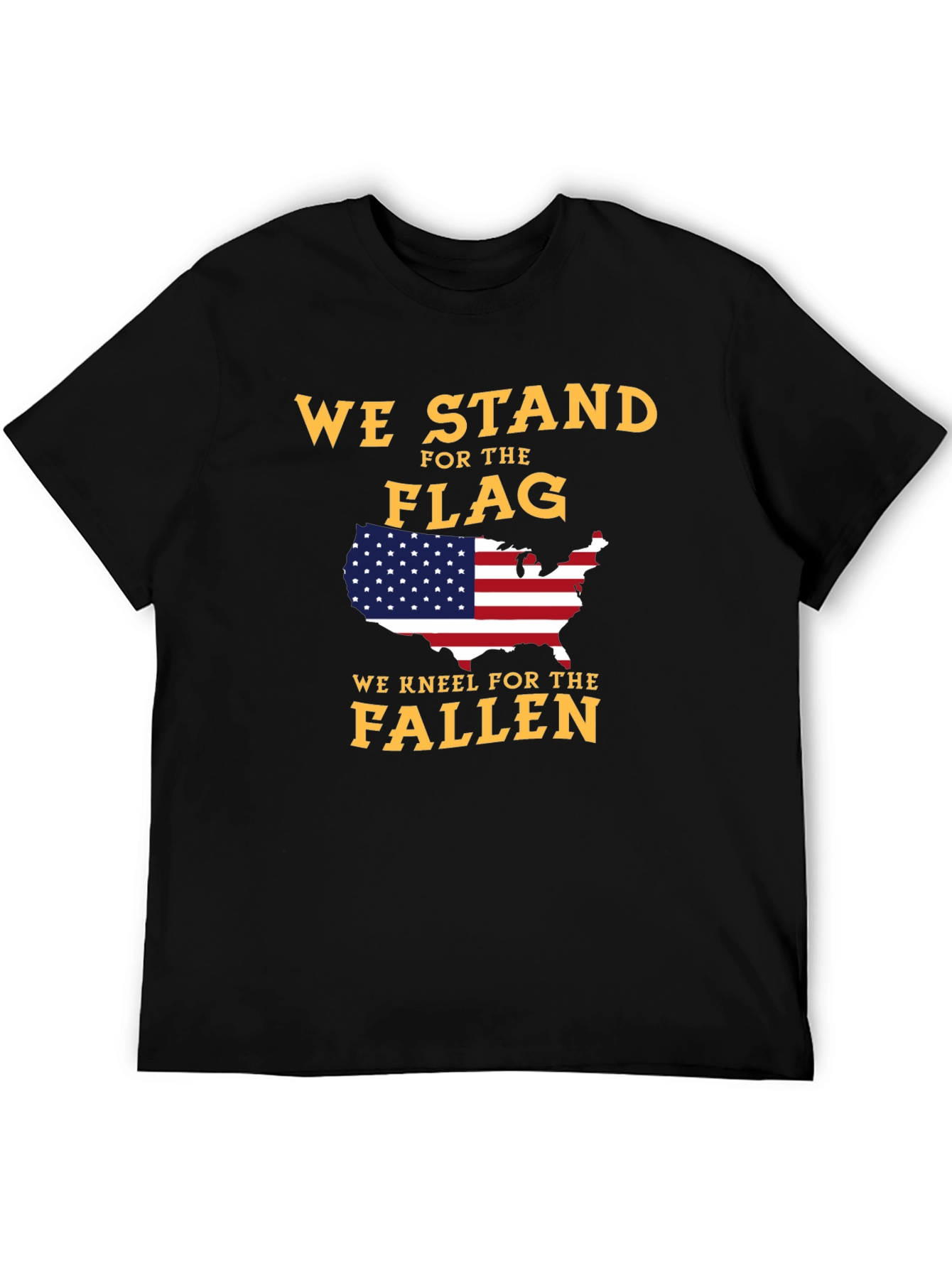 Patriotic USA Flag Graphic T-Shirt