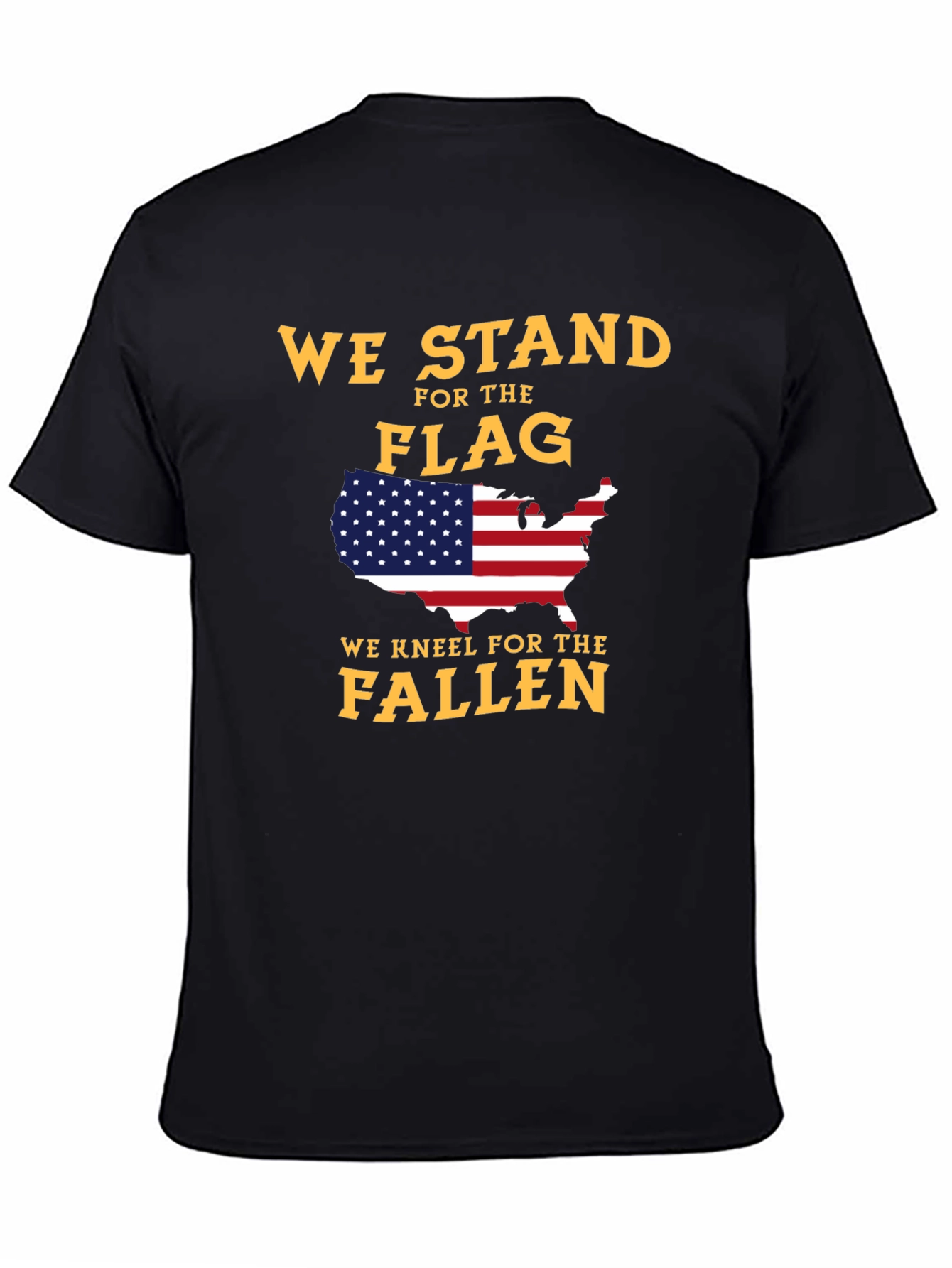 Patriotic USA Flag Graphic T-Shirt
