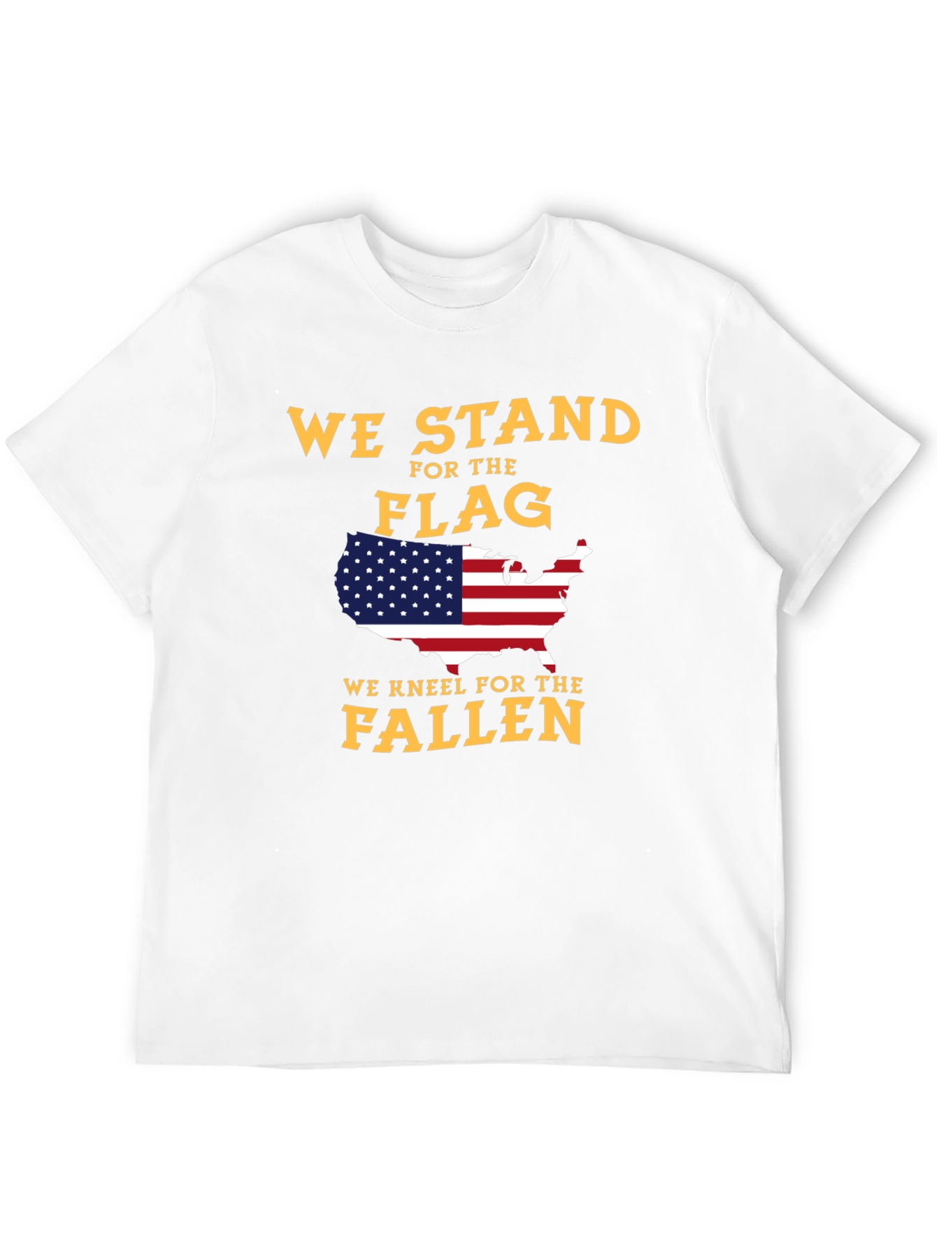 Patriotic USA Flag Graphic T-Shirt