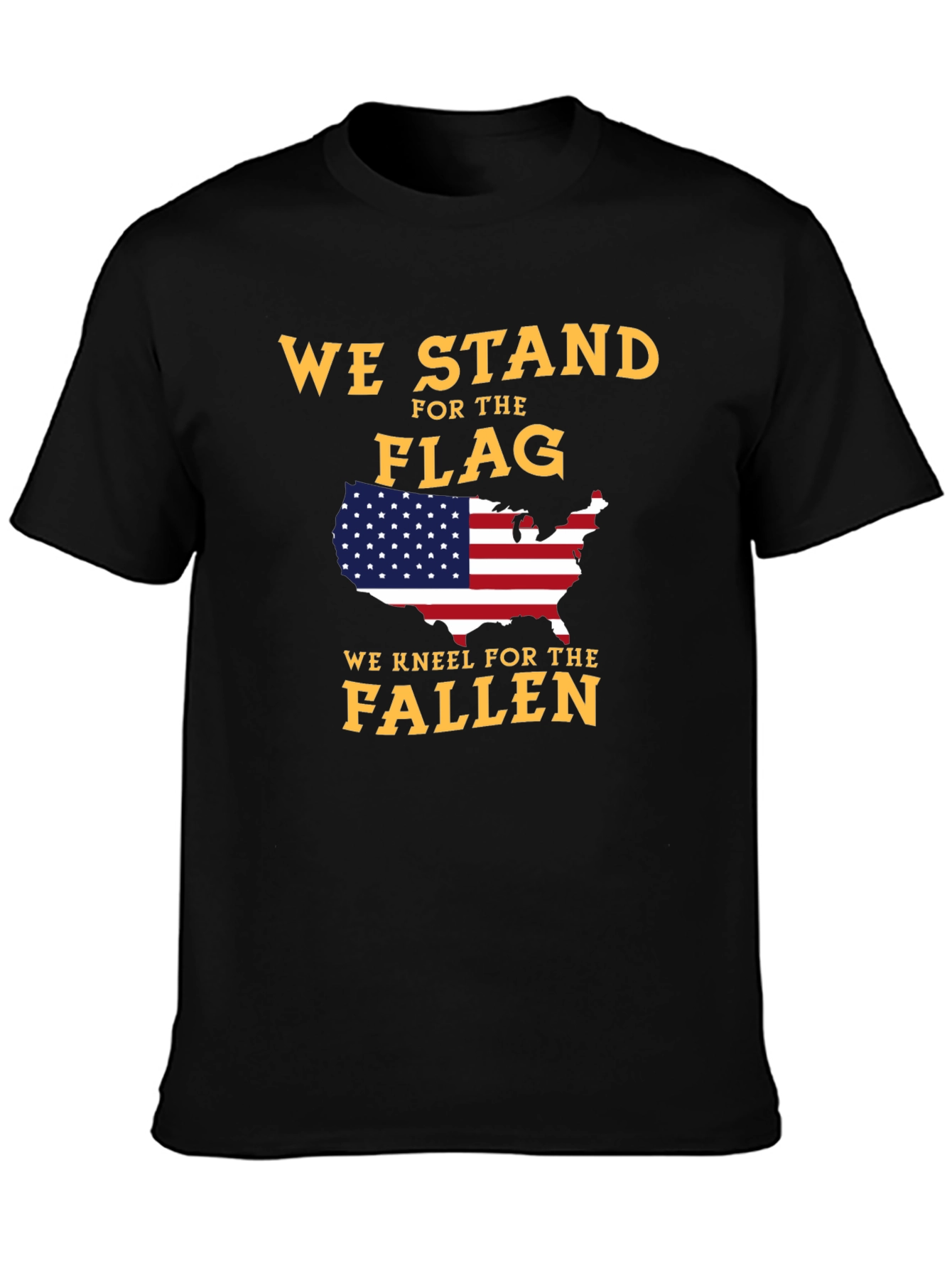 Patriotic USA Flag Graphic T-Shirt