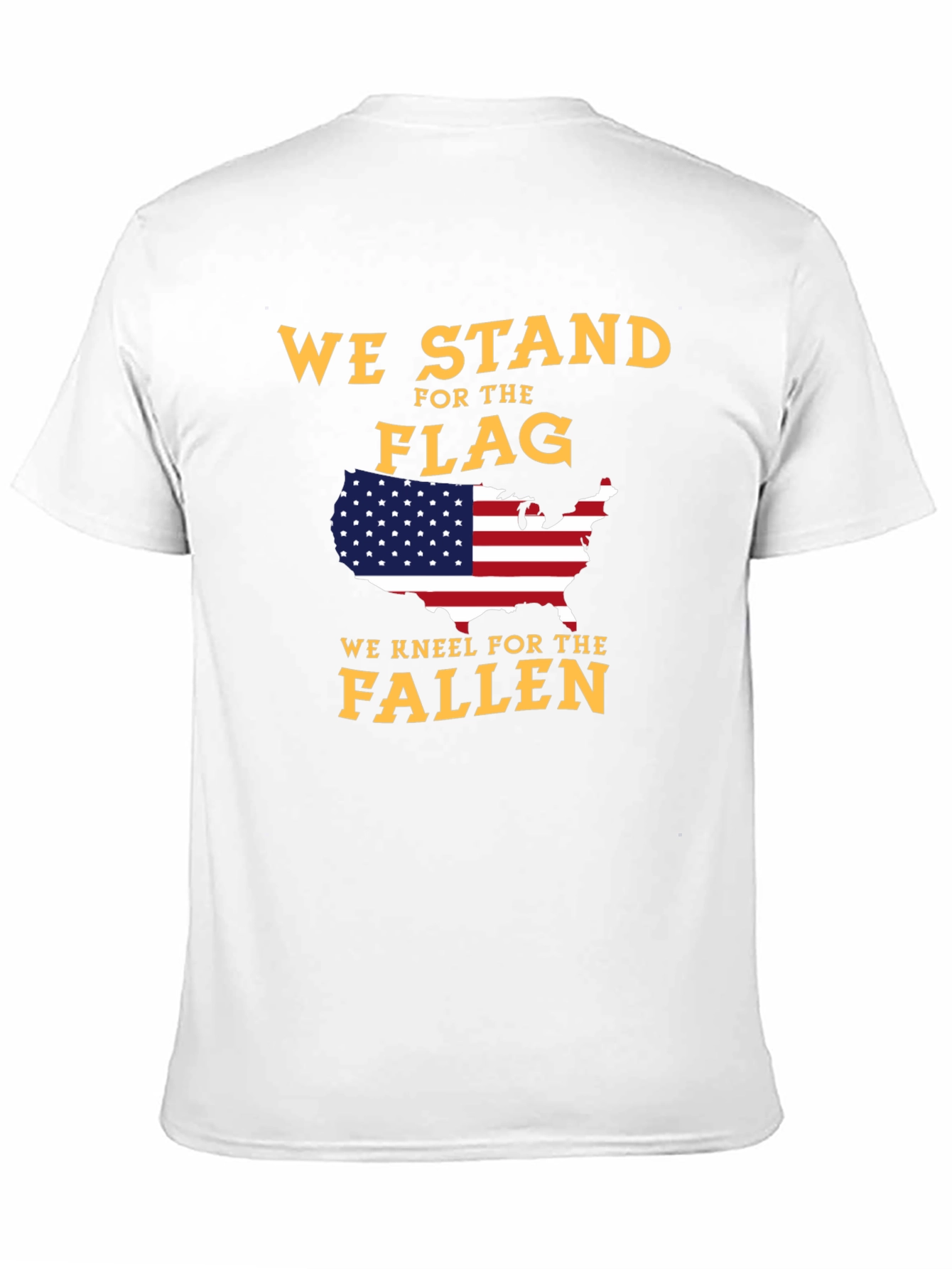 Patriotic USA Flag Graphic T-Shirt