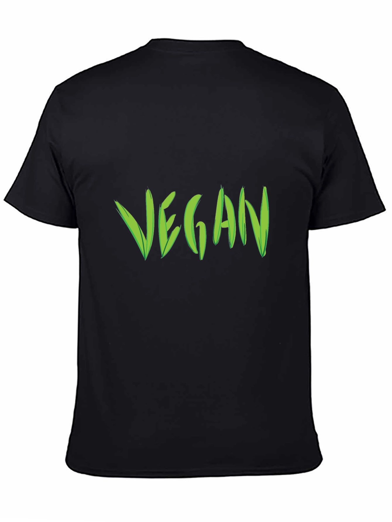 Vegan Graphic Tee - Black T-Shirt