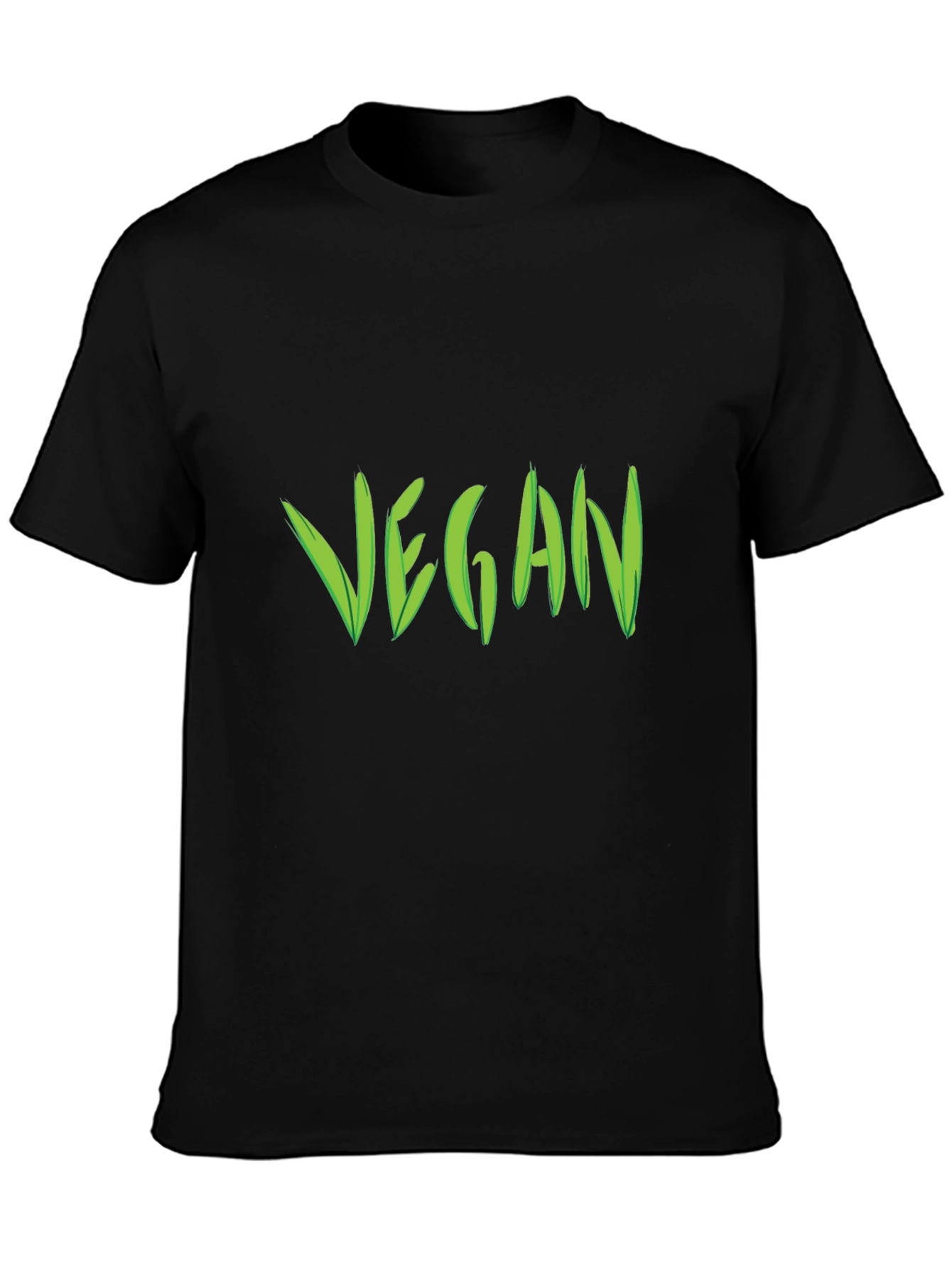 Vegan Graphic Tee - Black T-Shirt