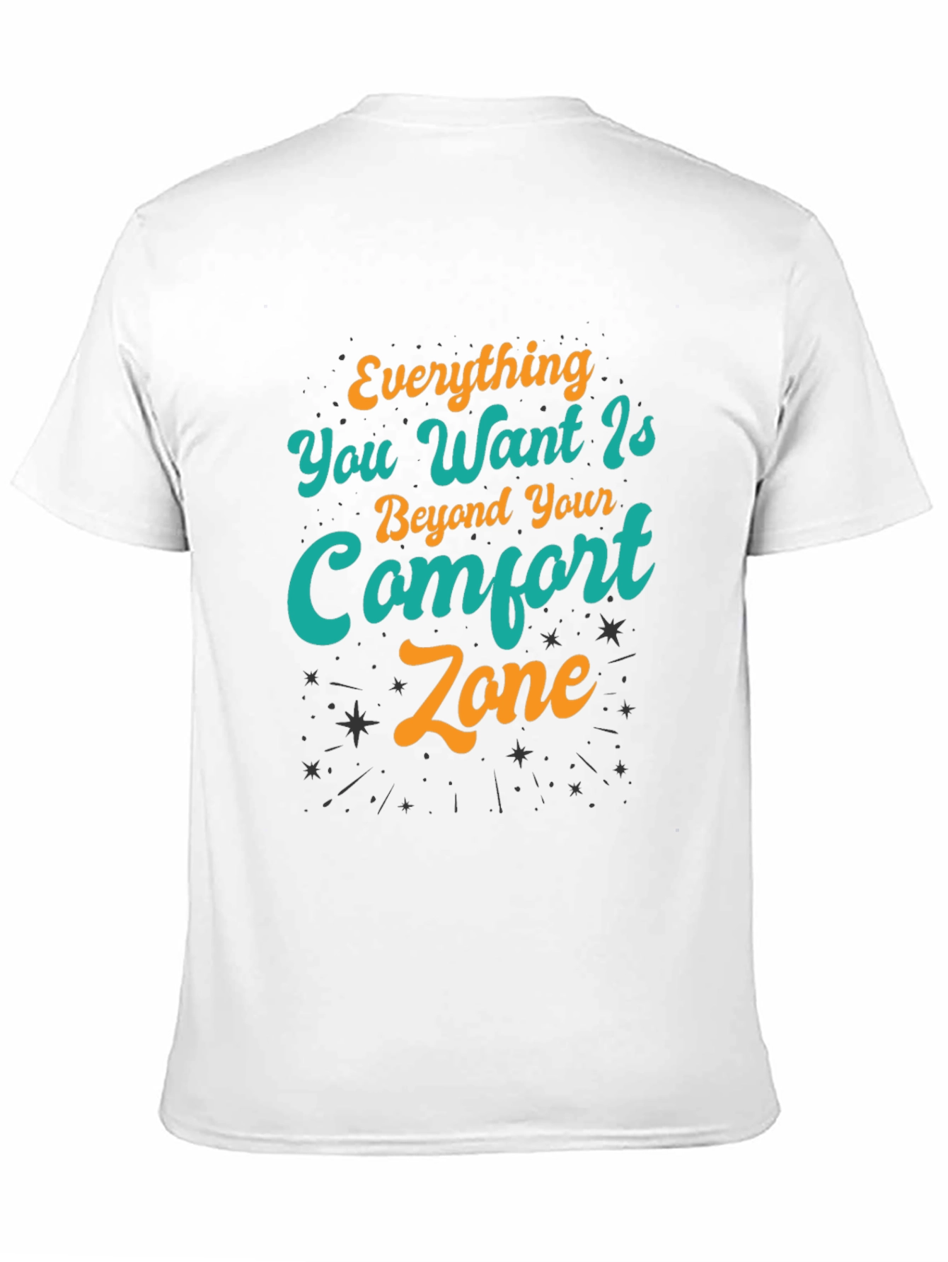 Comfort Zone Graphic Tee - Motivational Design T-Shirt