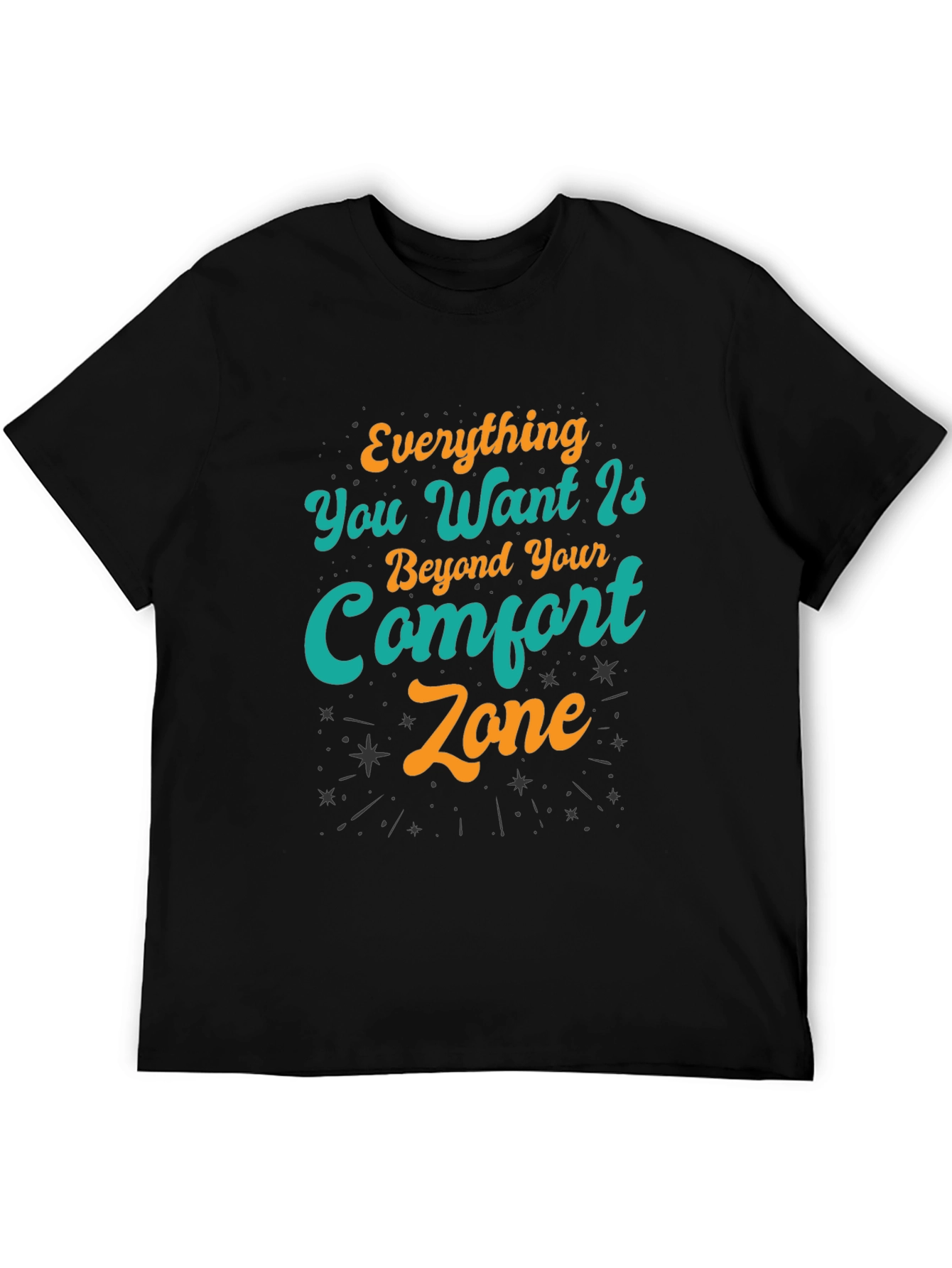 Comfort Zone Graphic Tee - Motivational Design T-Shirt
