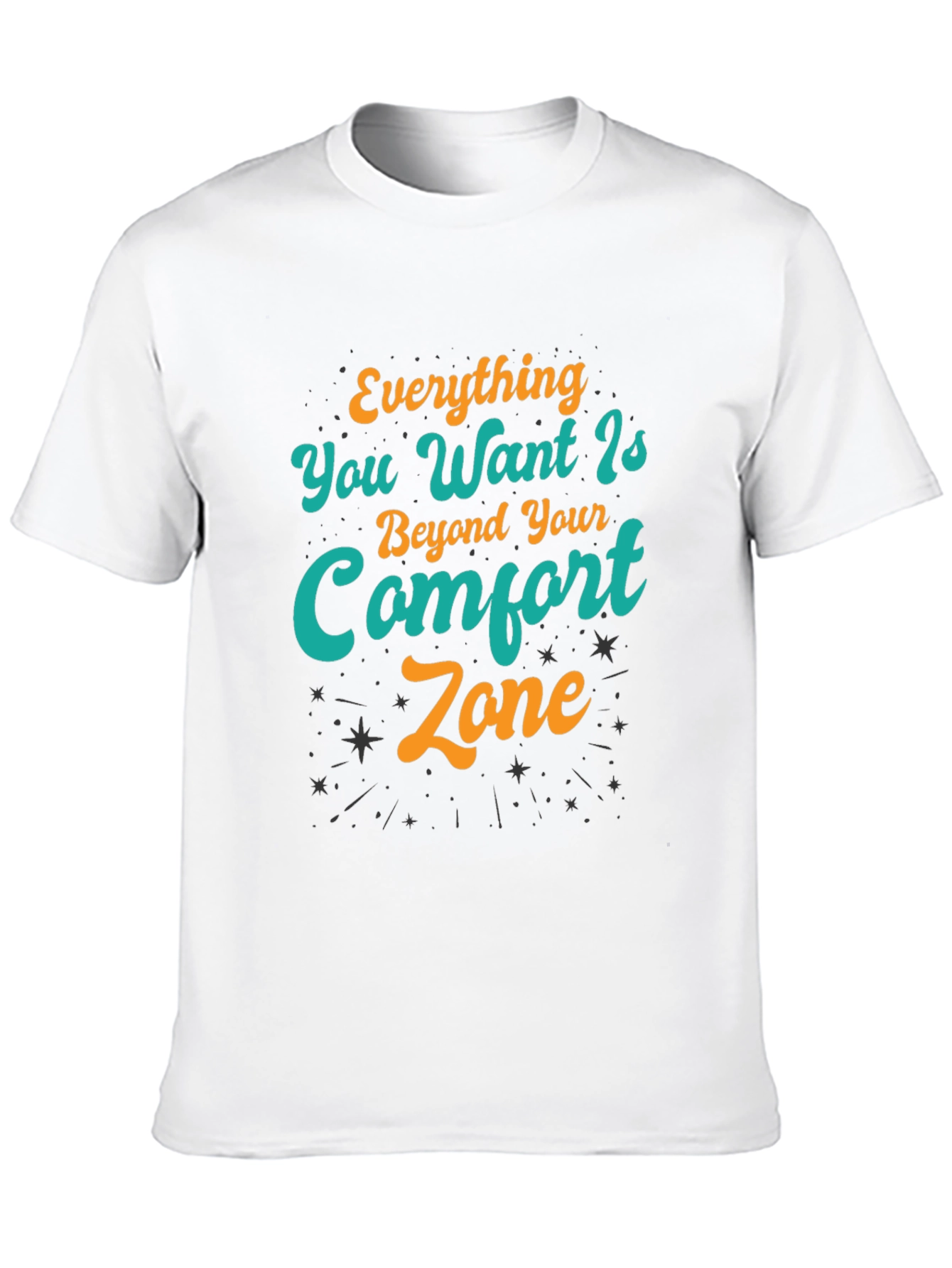 Comfort Zone Graphic Tee - Motivational Design T-Shirt