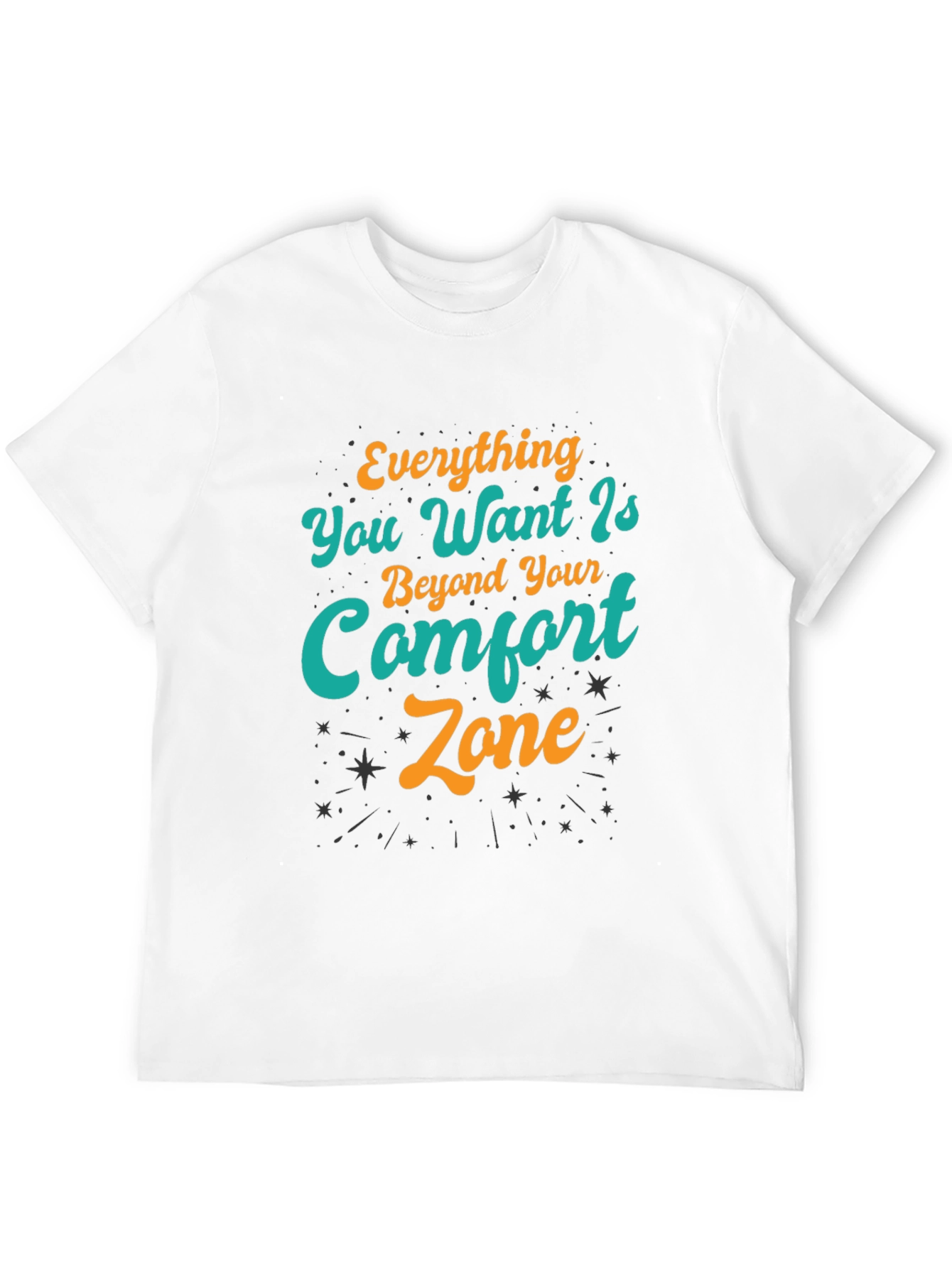 Comfort Zone Graphic Tee - Motivational Design T-Shirt