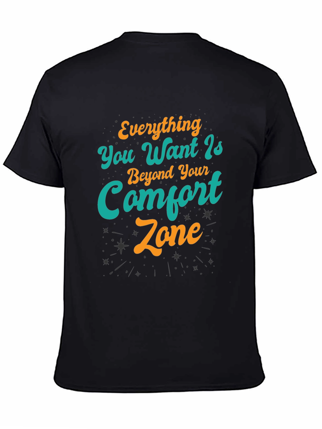Comfort Zone Graphic Tee - Motivational Design T-Shirt