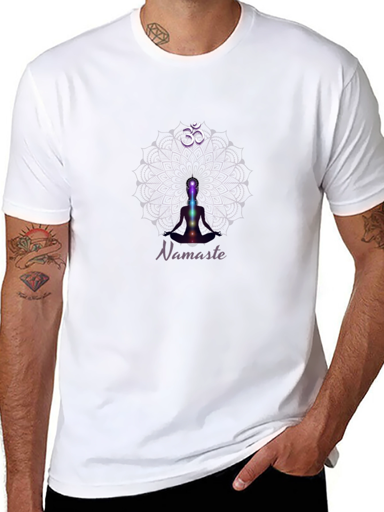 Namaste Graphic Tee - Spiritual Meditation Shirt