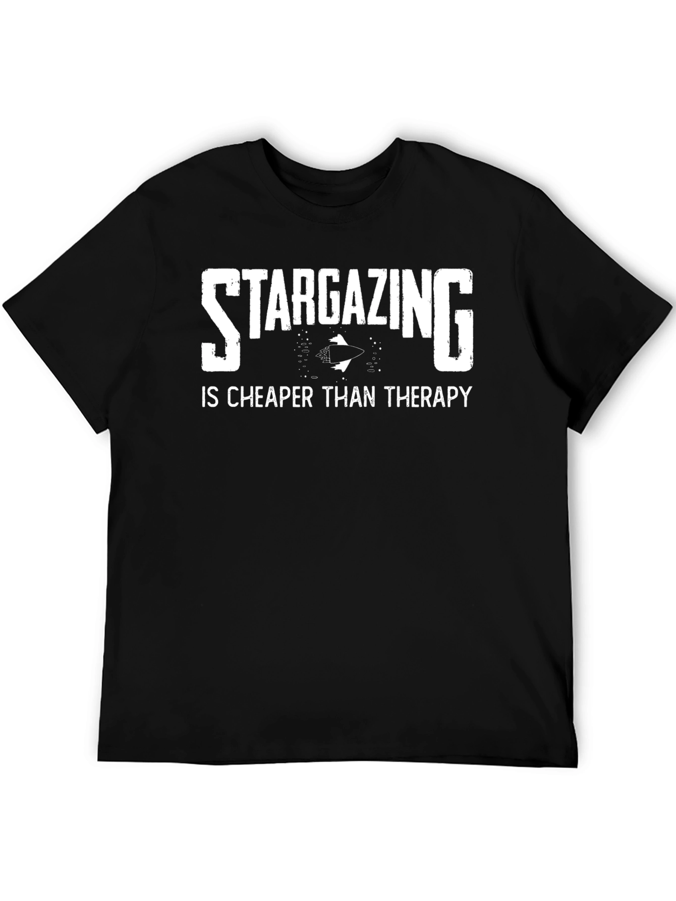 Stargazing Therapy Graphic T-Shirt