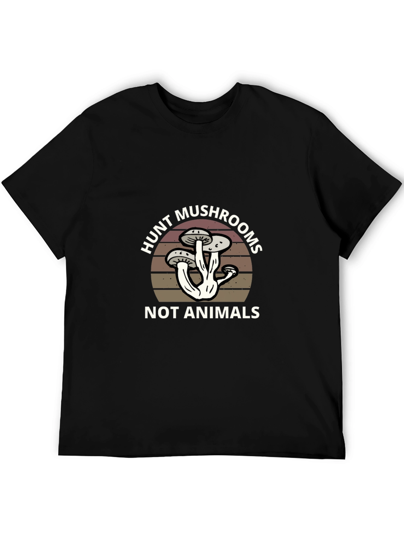 Hunt Mushrooms T-Shirt - Vegan Foraging Apparel