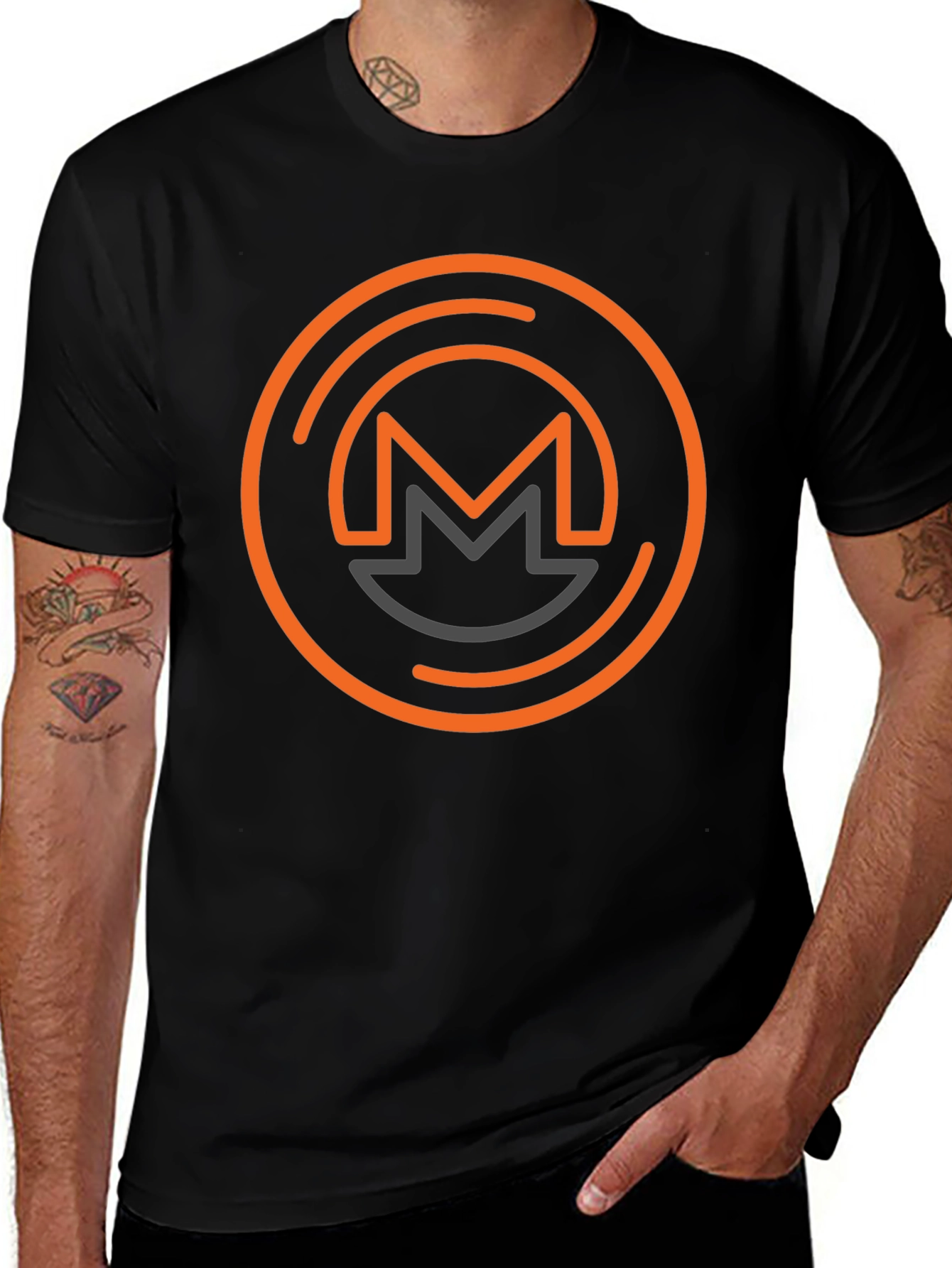Monero Crypto T-Shirt - Circular Logo Tee