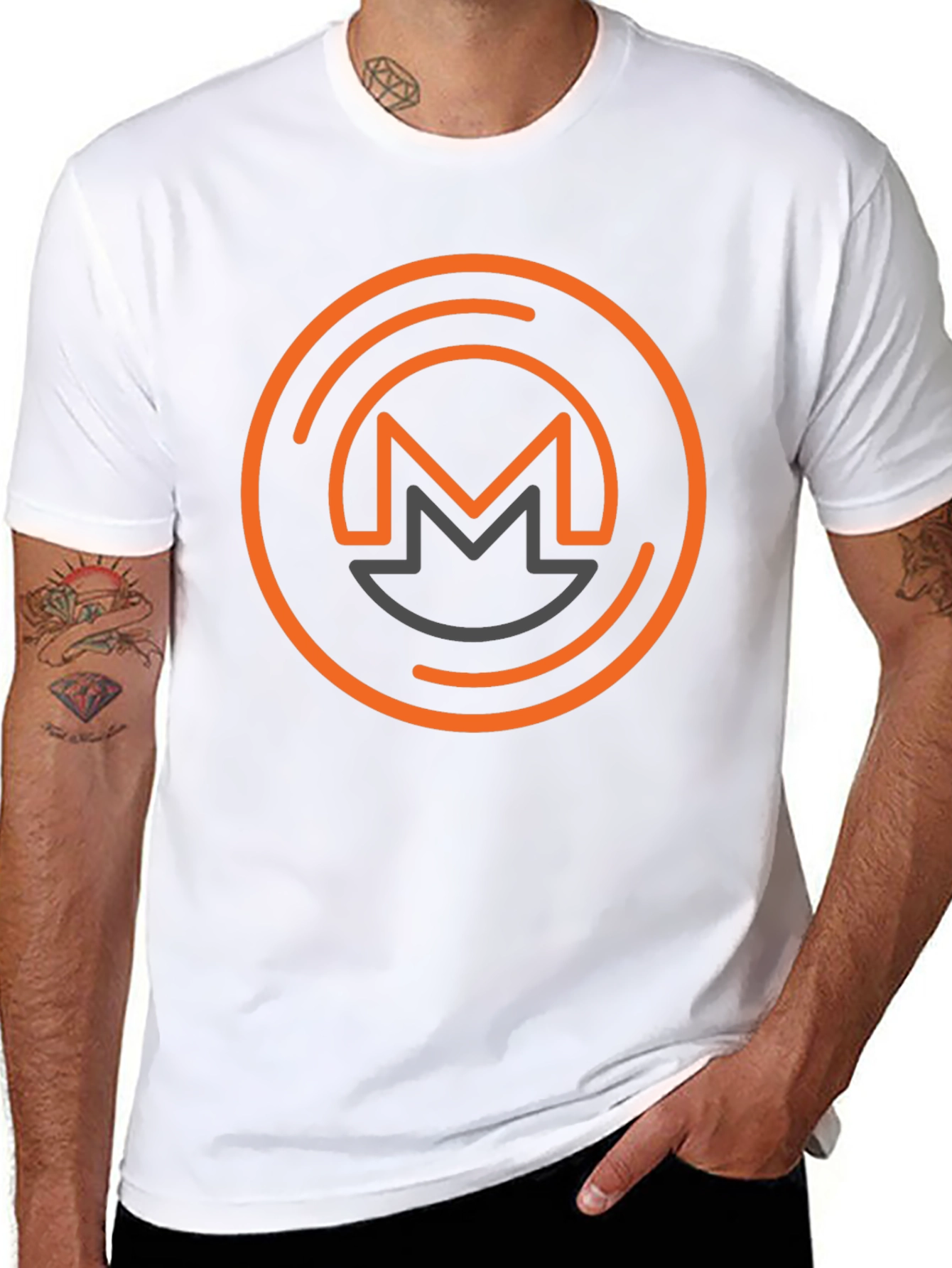 Monero Crypto T-Shirt - Circular Logo Tee