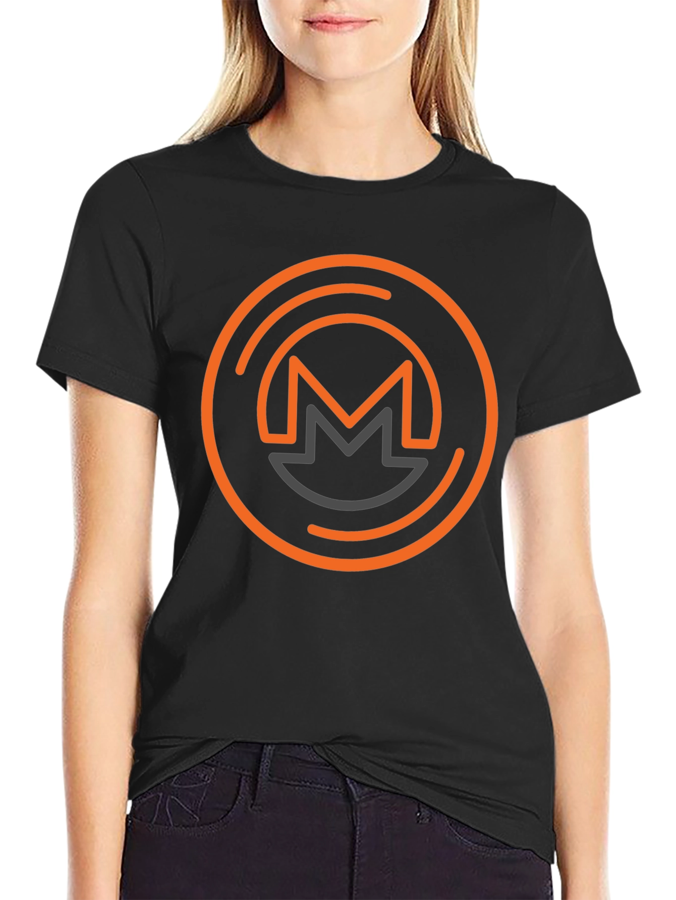 Monero Crypto T-Shirt - Circular Logo Tee