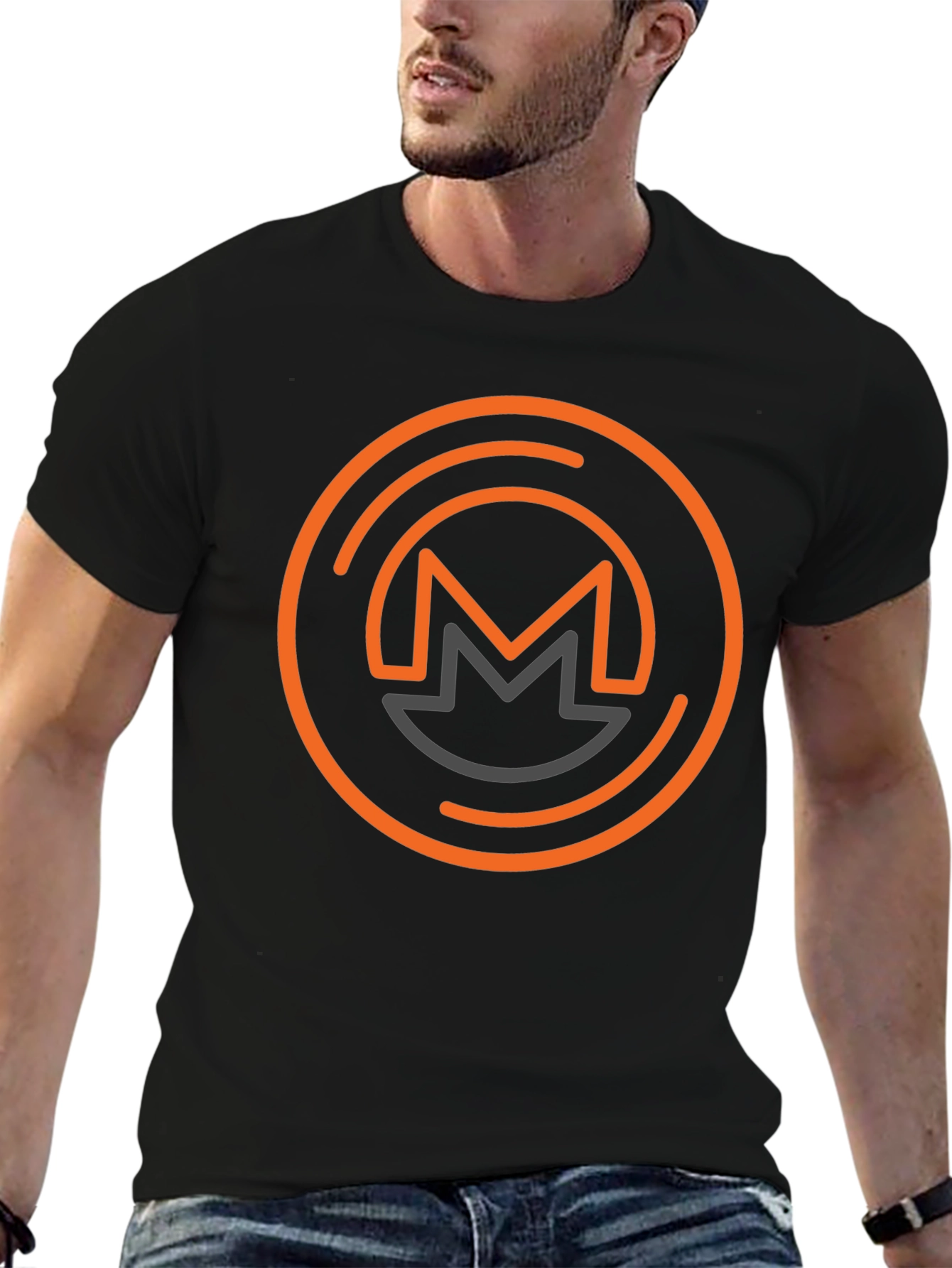 Monero Crypto T-Shirt - Circular Logo Tee