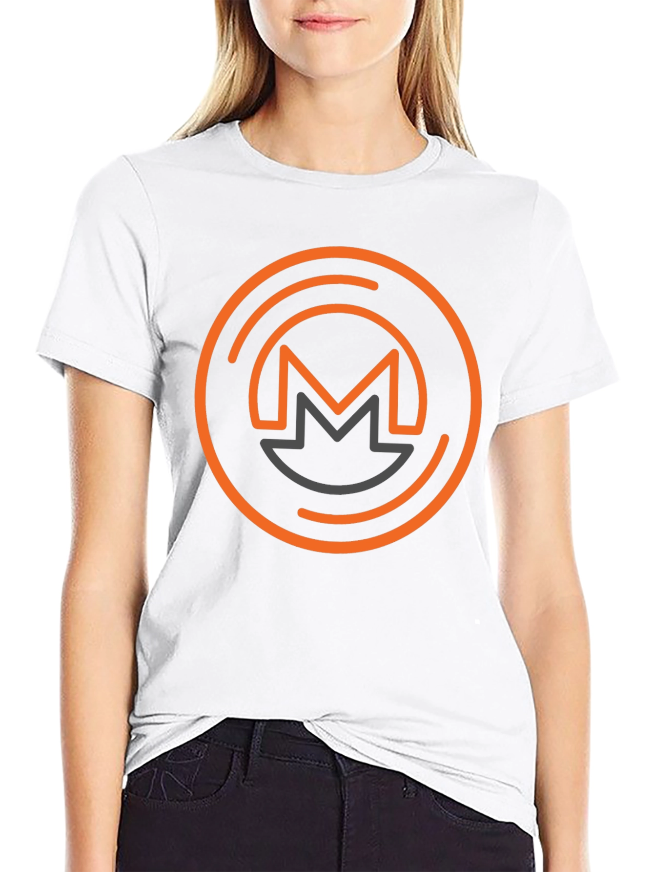 Monero Crypto T-Shirt - Circular Logo Tee