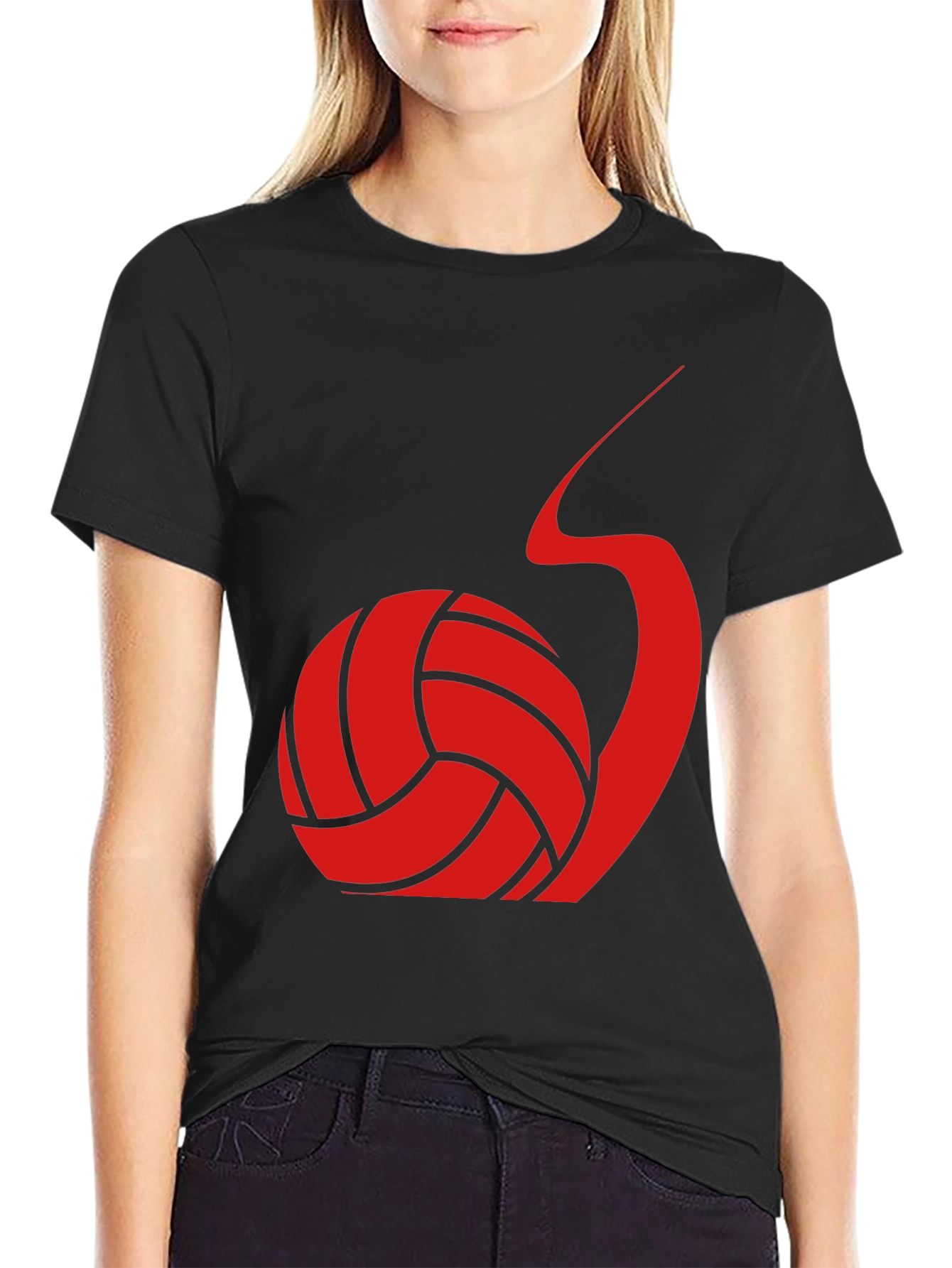 Volleyball Snail Graphic Tee - Unique Sports T-Shirt